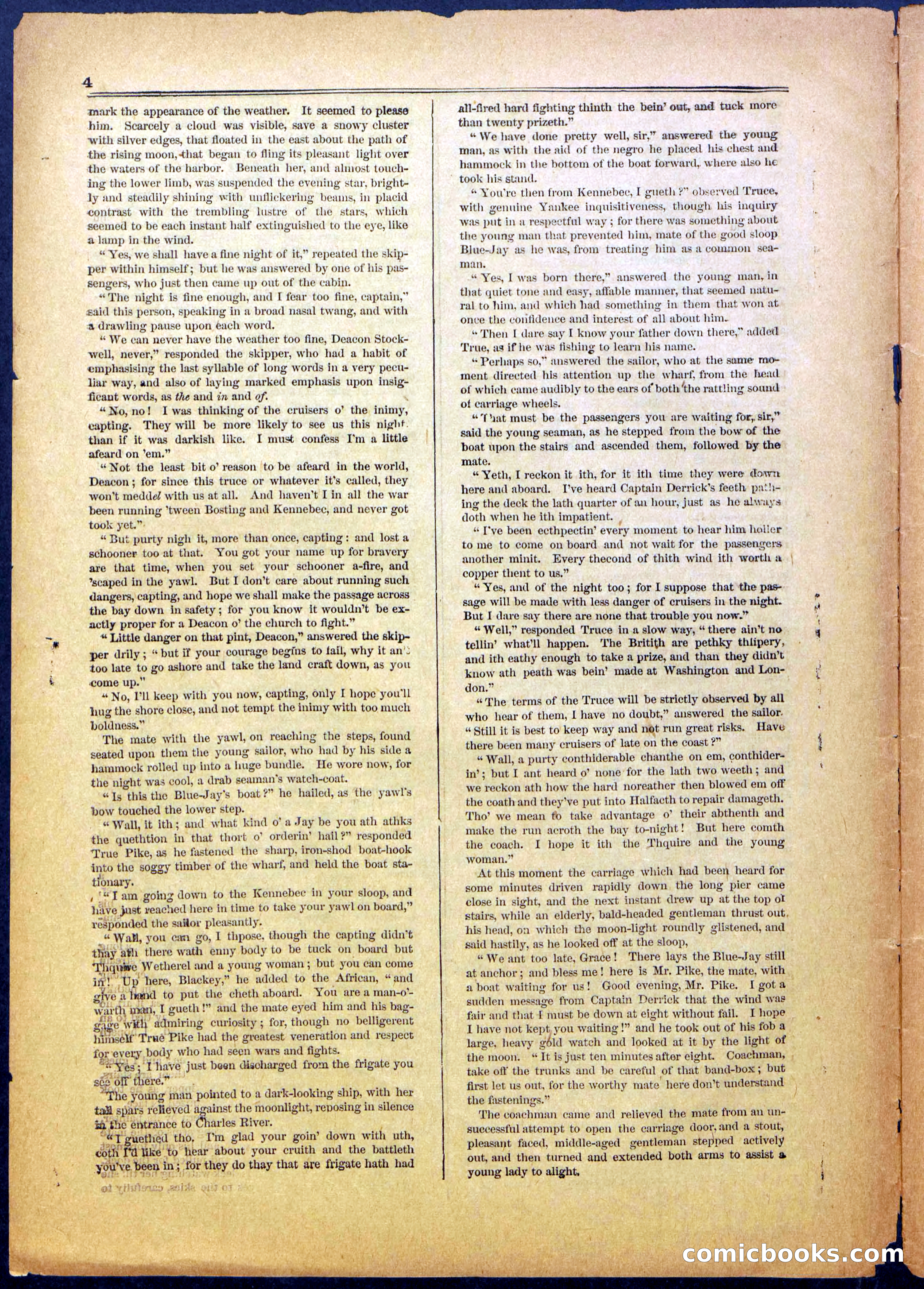 The Hunted Sloop; or, On and Off Soundings — page 4 of 24