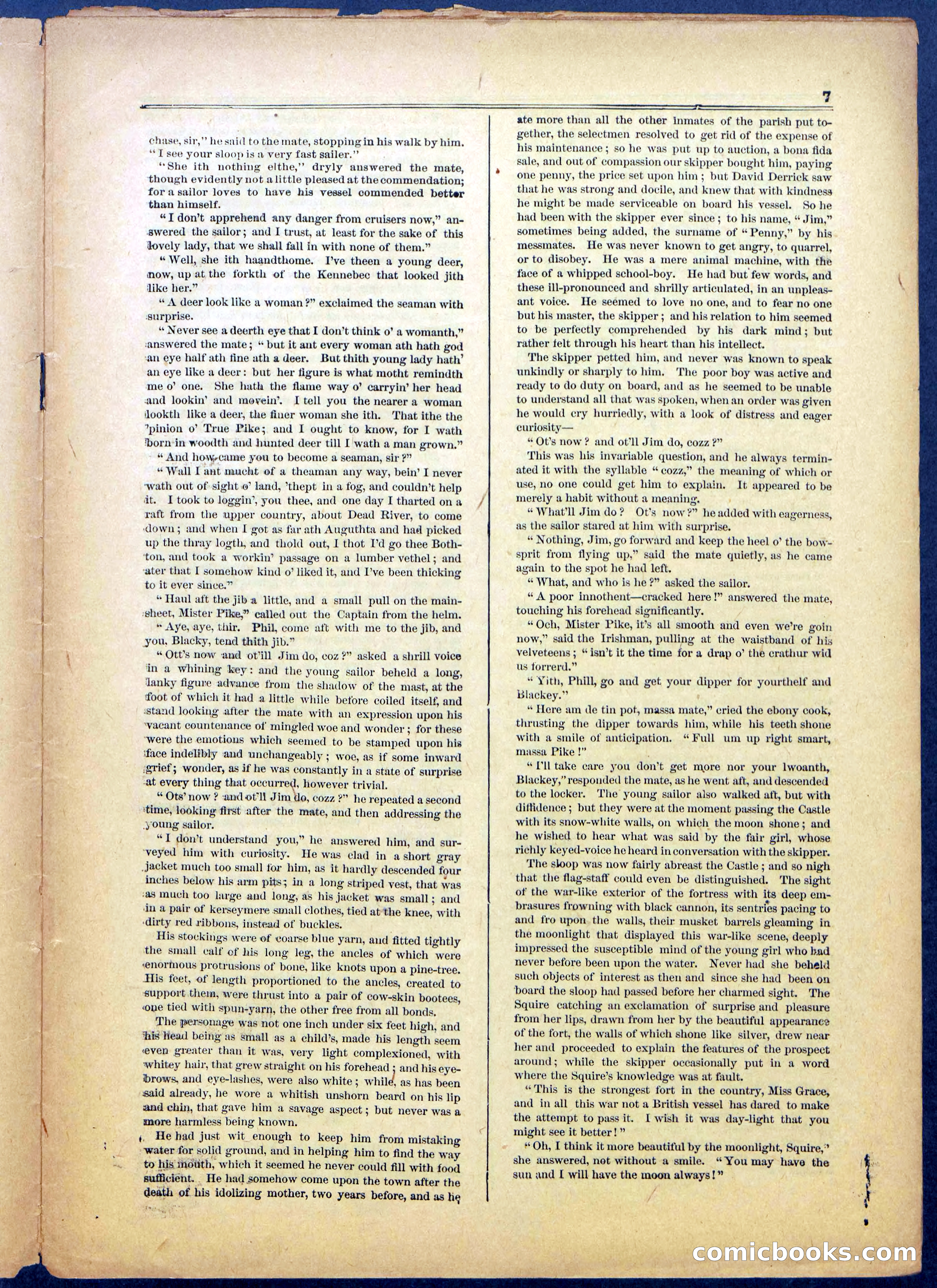 The Hunted Sloop; or, On and Off Soundings — page 7 of 24