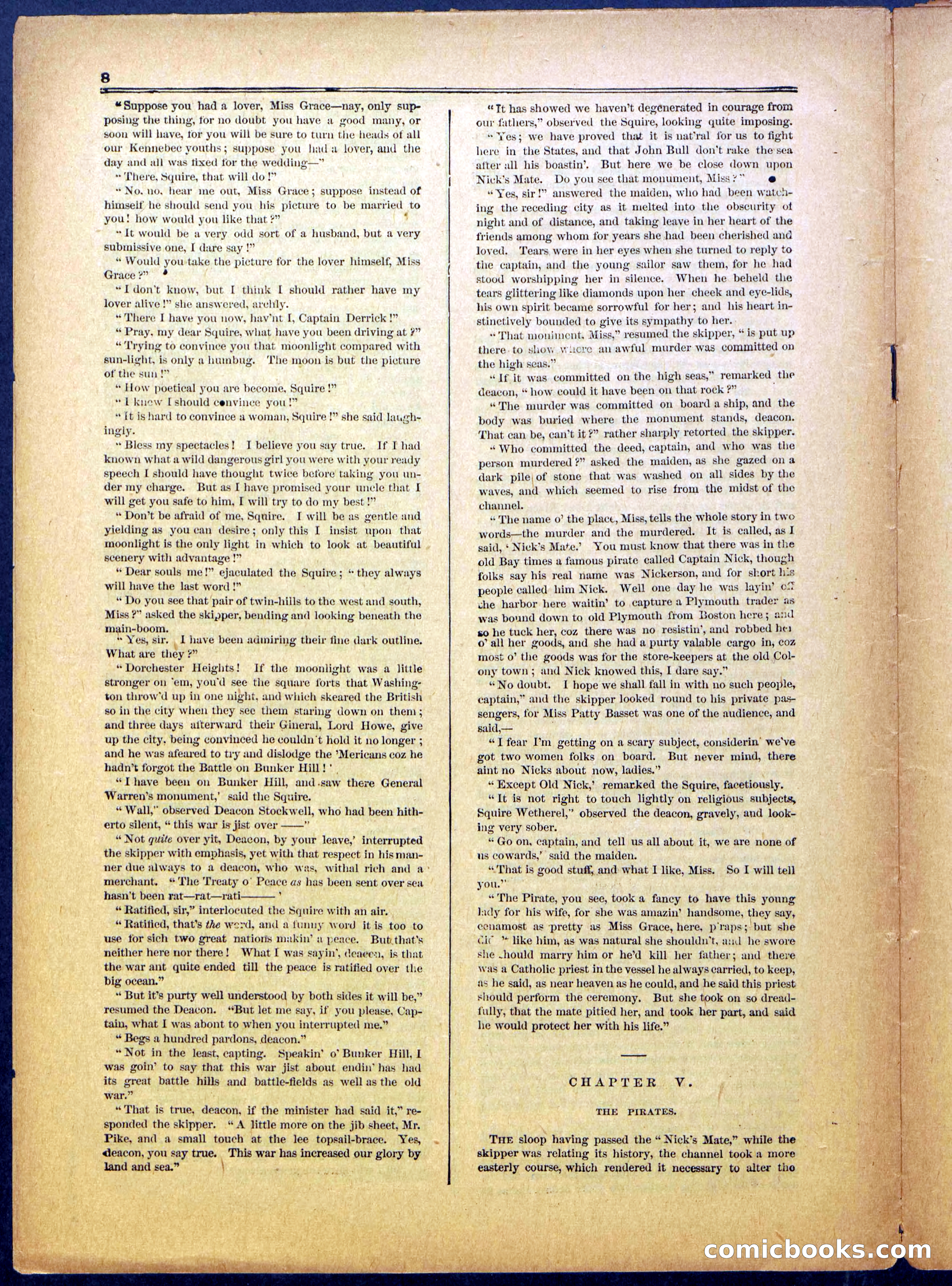 The Hunted Sloop; or, On and Off Soundings — page 8 of 24