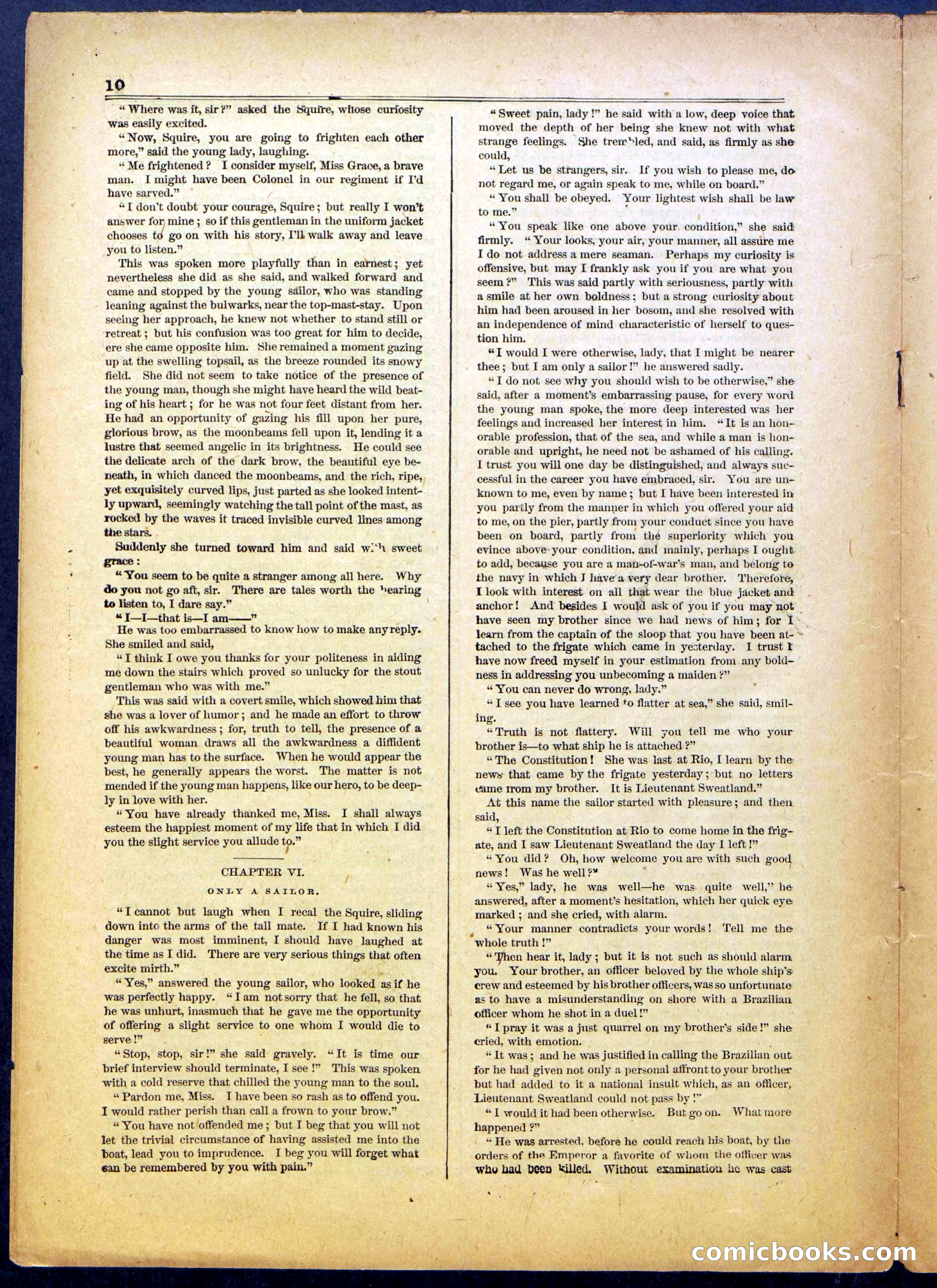 The Hunted Sloop; or, On and Off Soundings — page 10 of 24