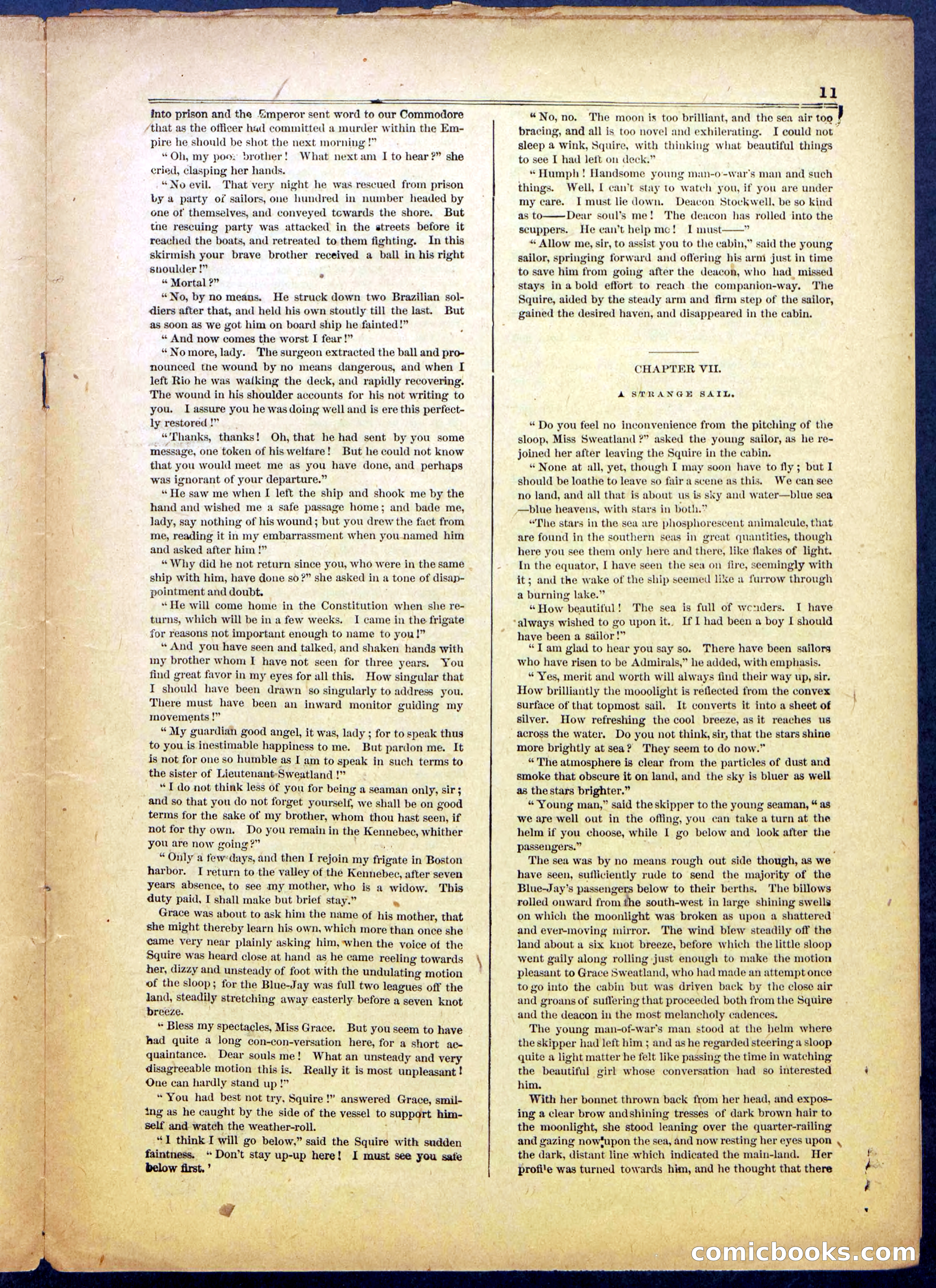 The Hunted Sloop; or, On and Off Soundings — page 11 of 24