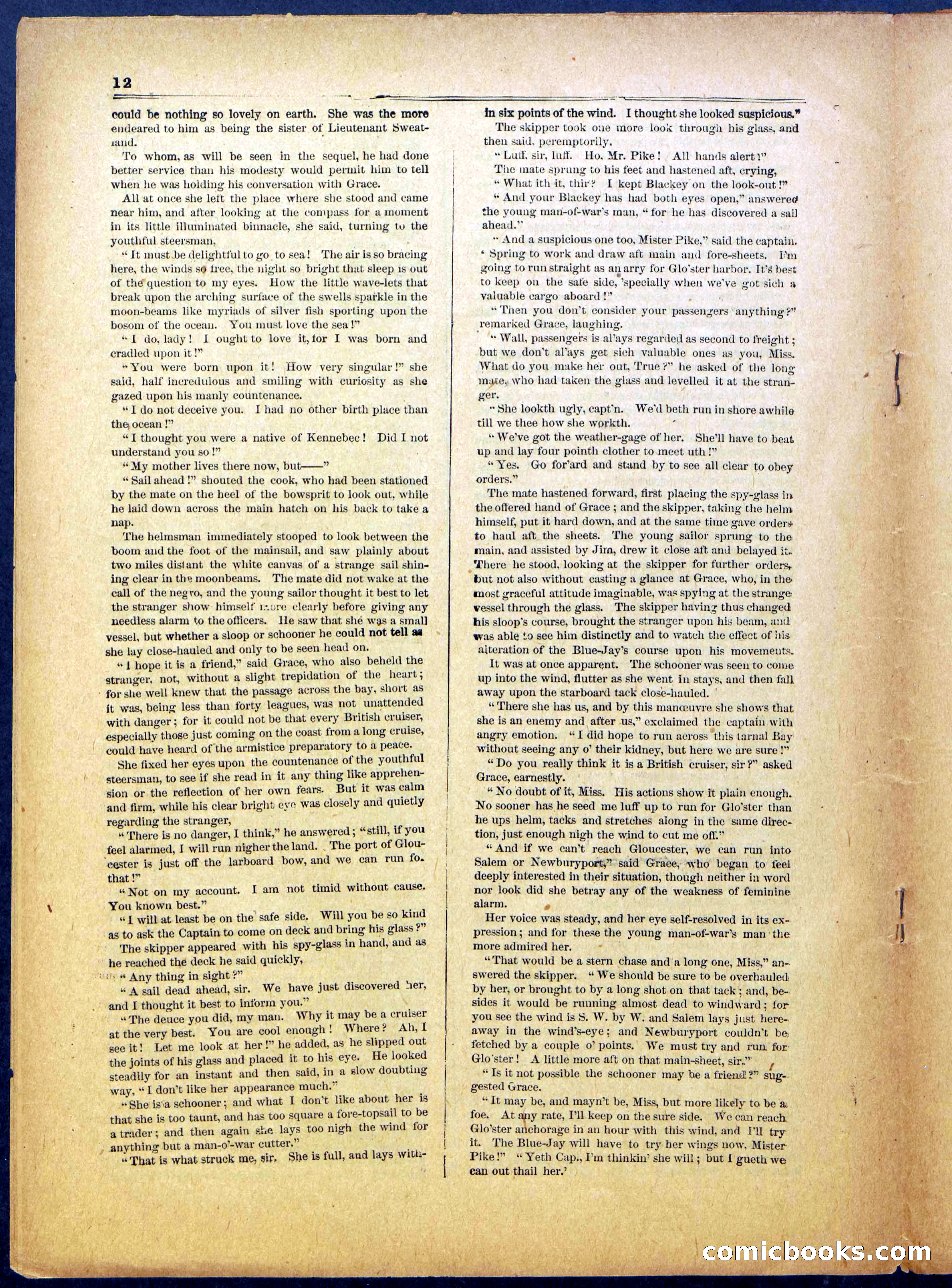 The Hunted Sloop; or, On and Off Soundings — page 12 of 24