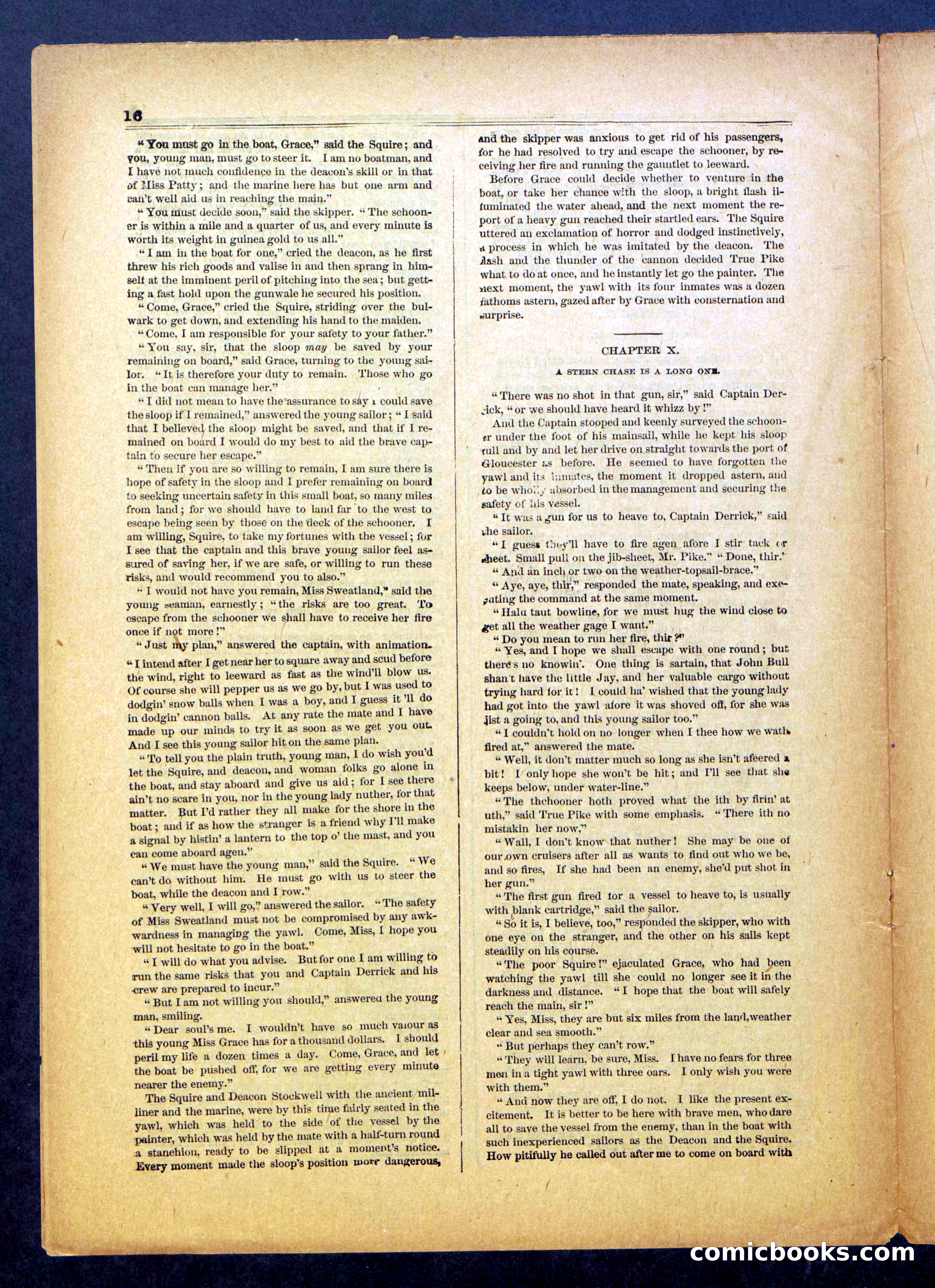 The Hunted Sloop; or, On and Off Soundings — page 16 of 24