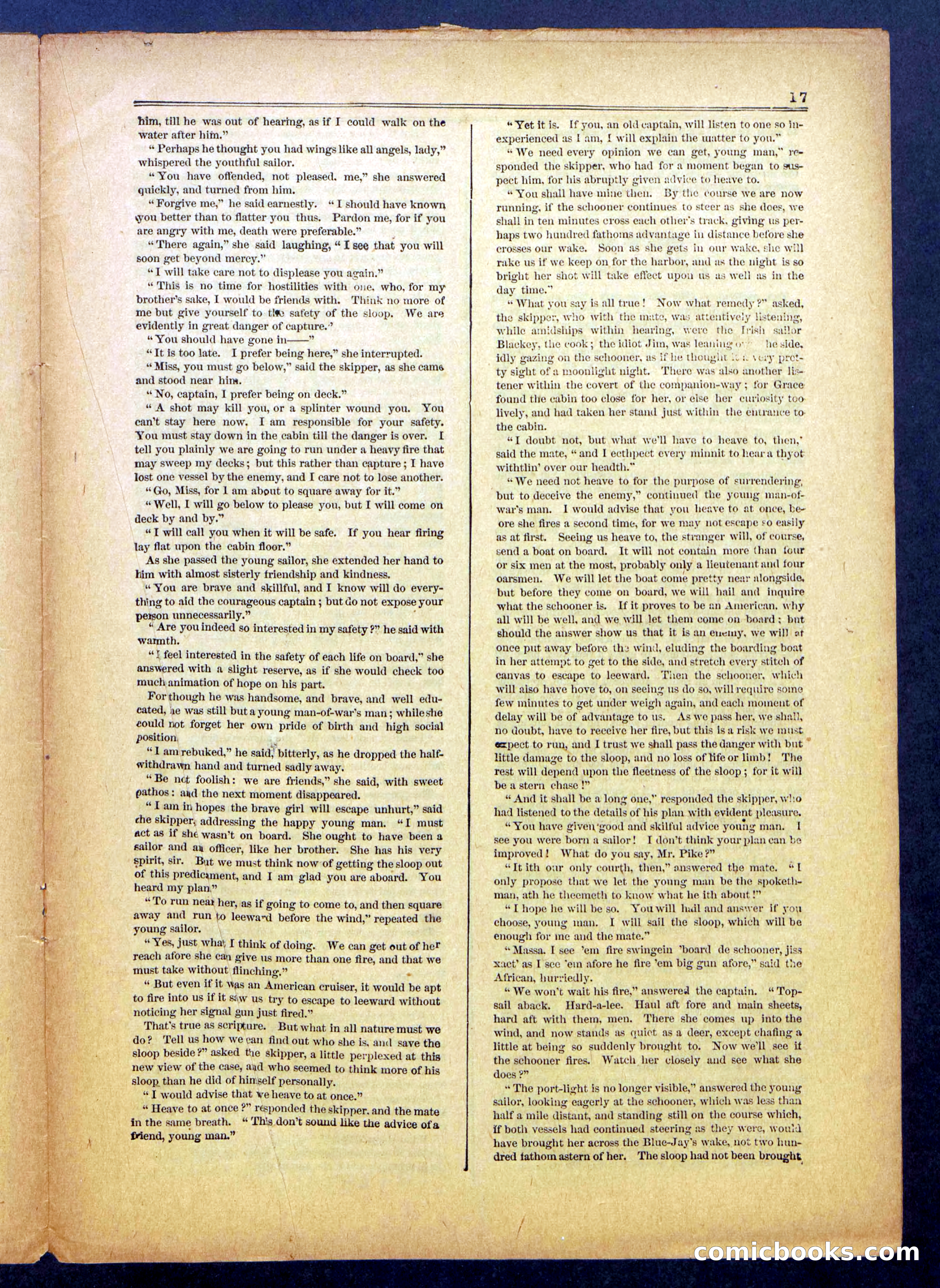 The Hunted Sloop; or, On and Off Soundings — page 17 of 24