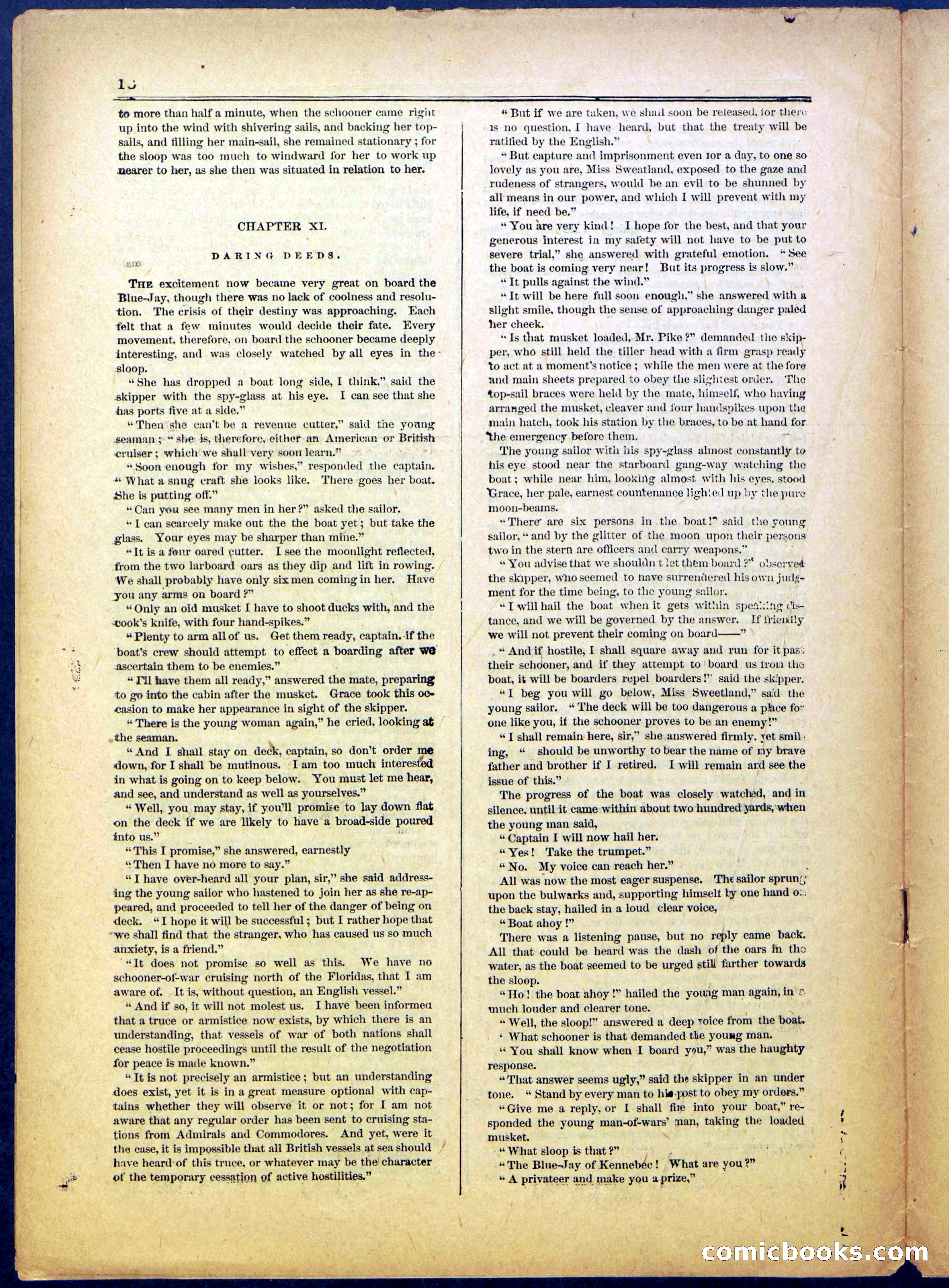 The Hunted Sloop; or, On and Off Soundings — page 18 of 24