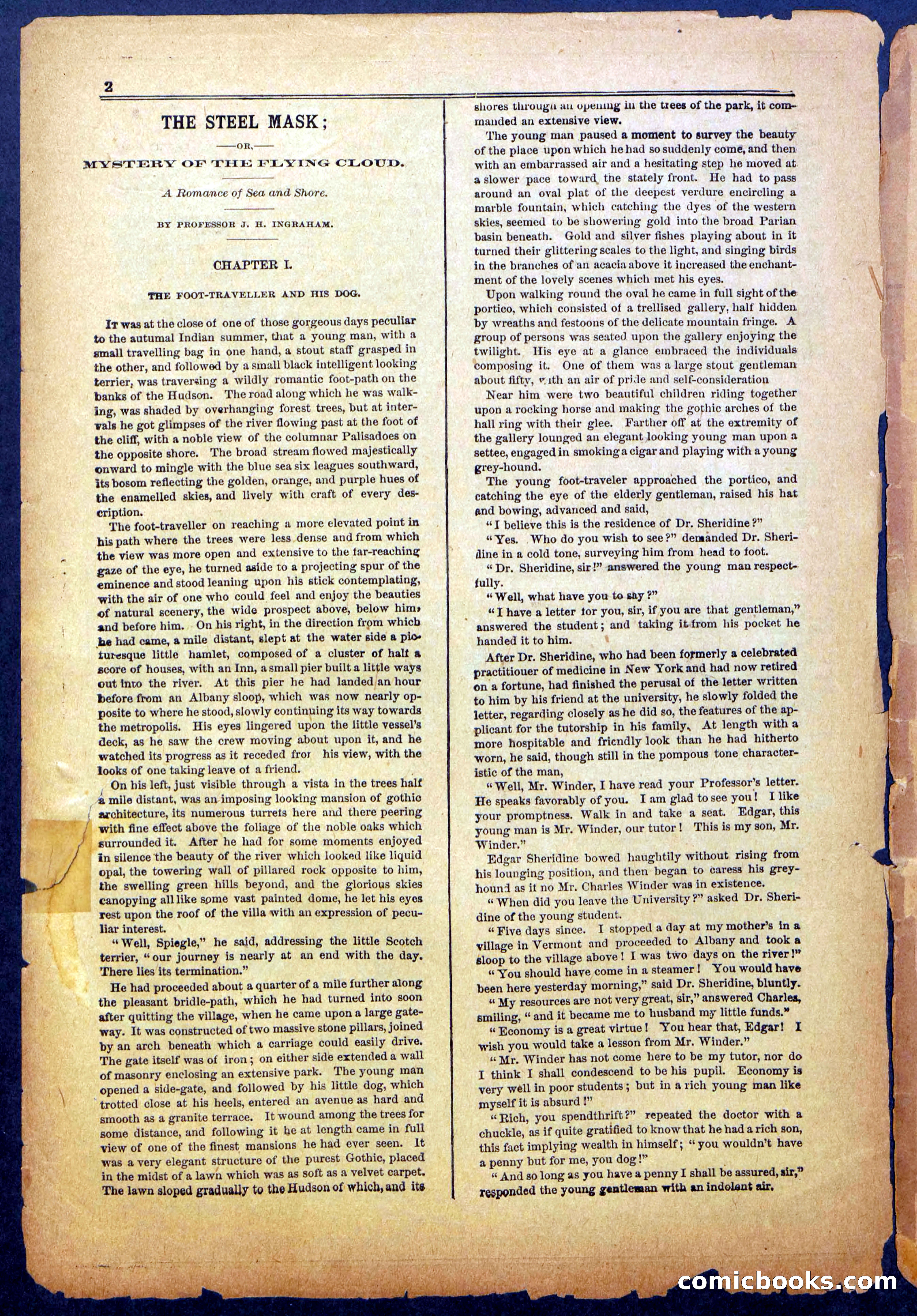 The Steel Mask; or, Mystery of the Flying Cloud — page 2 of 24
