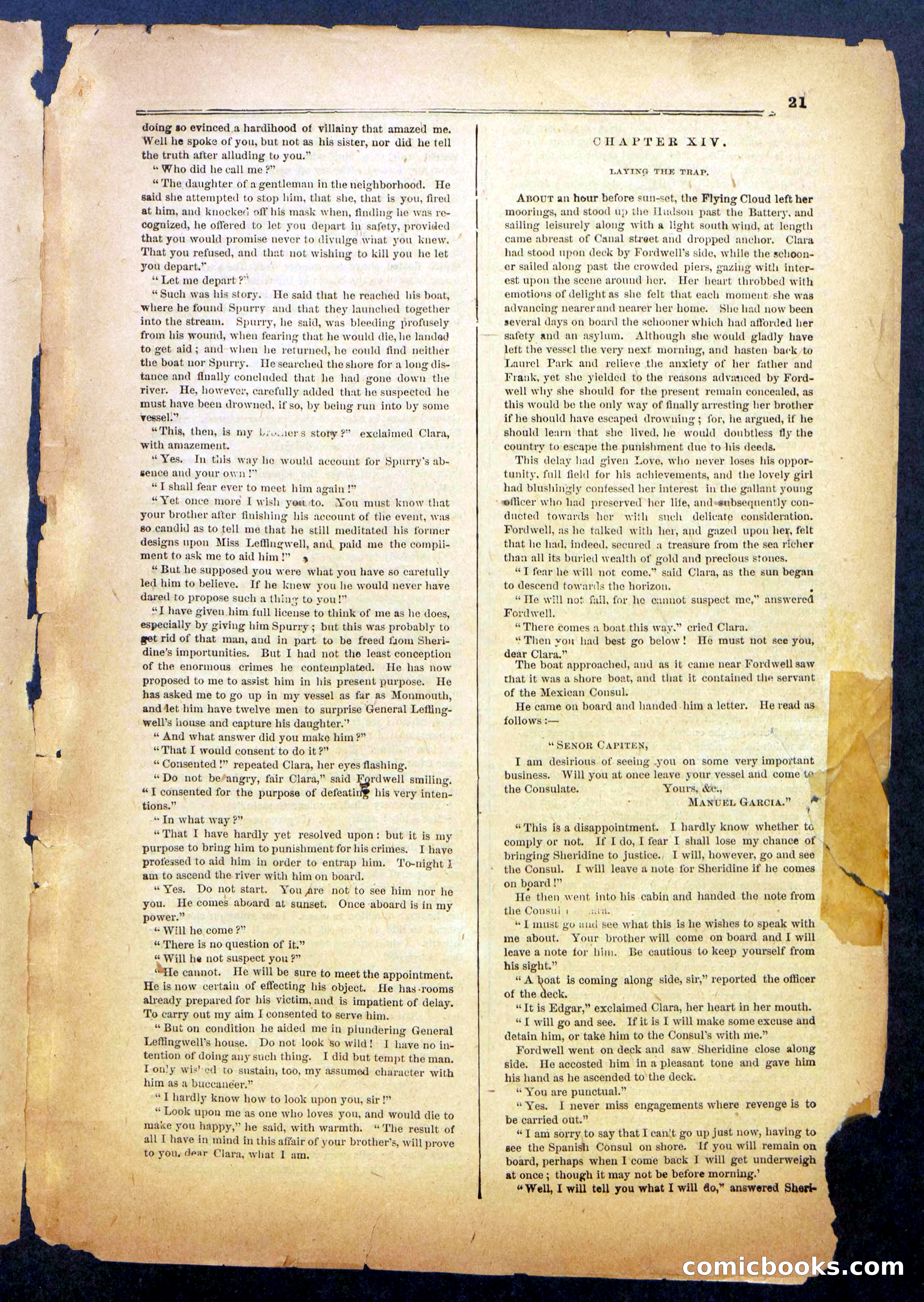 The Steel Mask; or, Mystery of the Flying Cloud — page 21 of 24