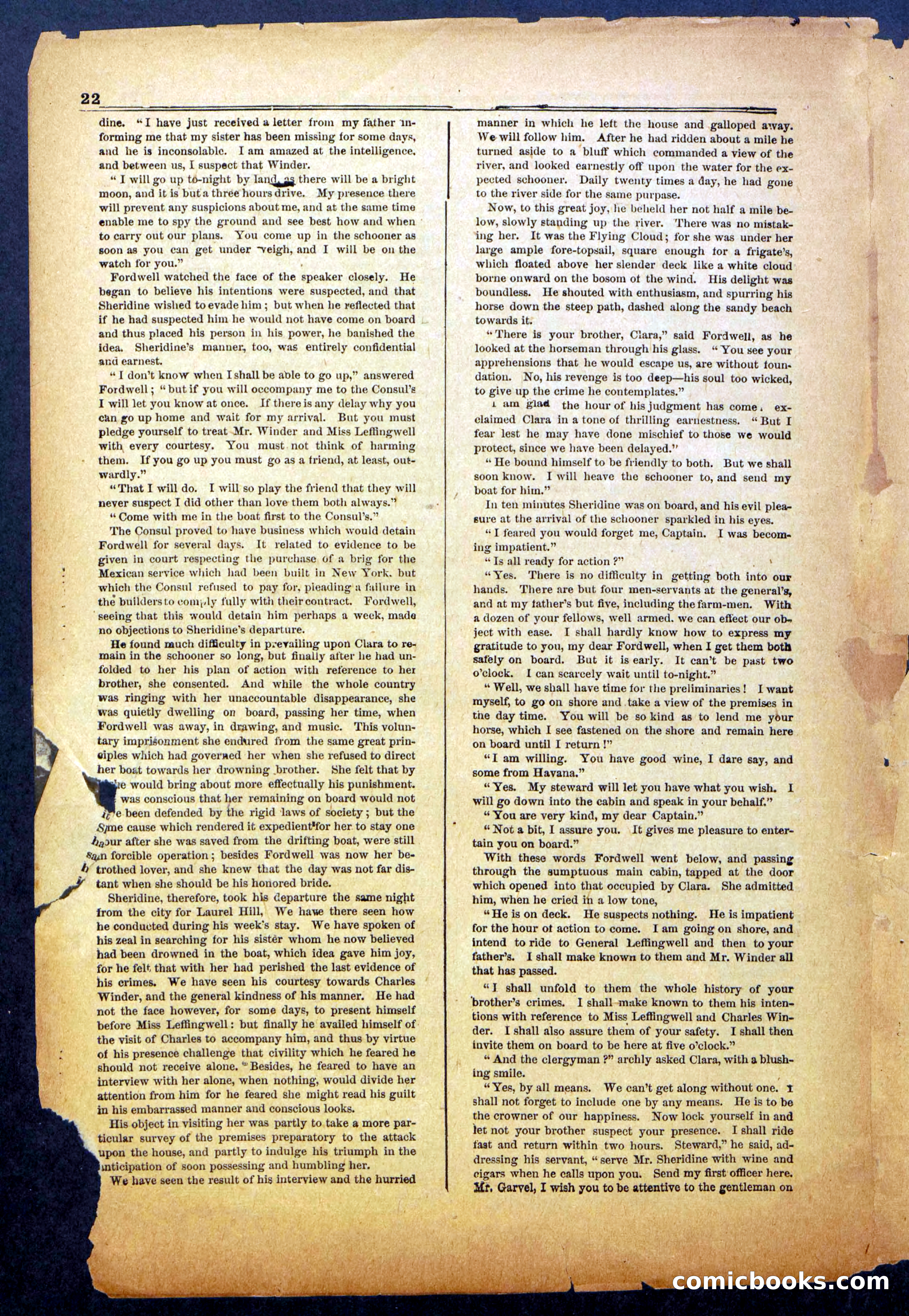 The Steel Mask; or, Mystery of the Flying Cloud — page 22 of 24