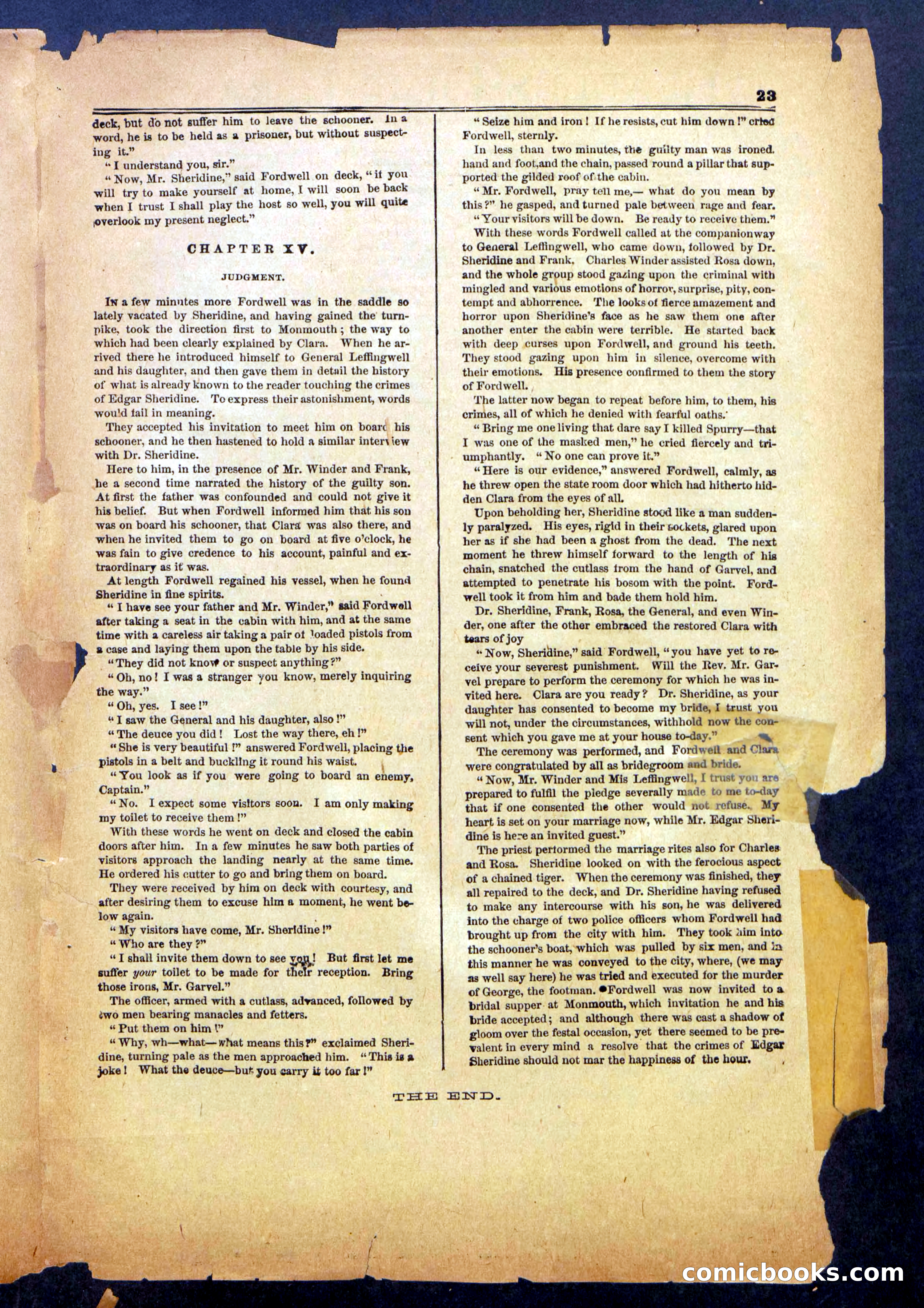 The Steel Mask; or, Mystery of the Flying Cloud — page 23 of 24