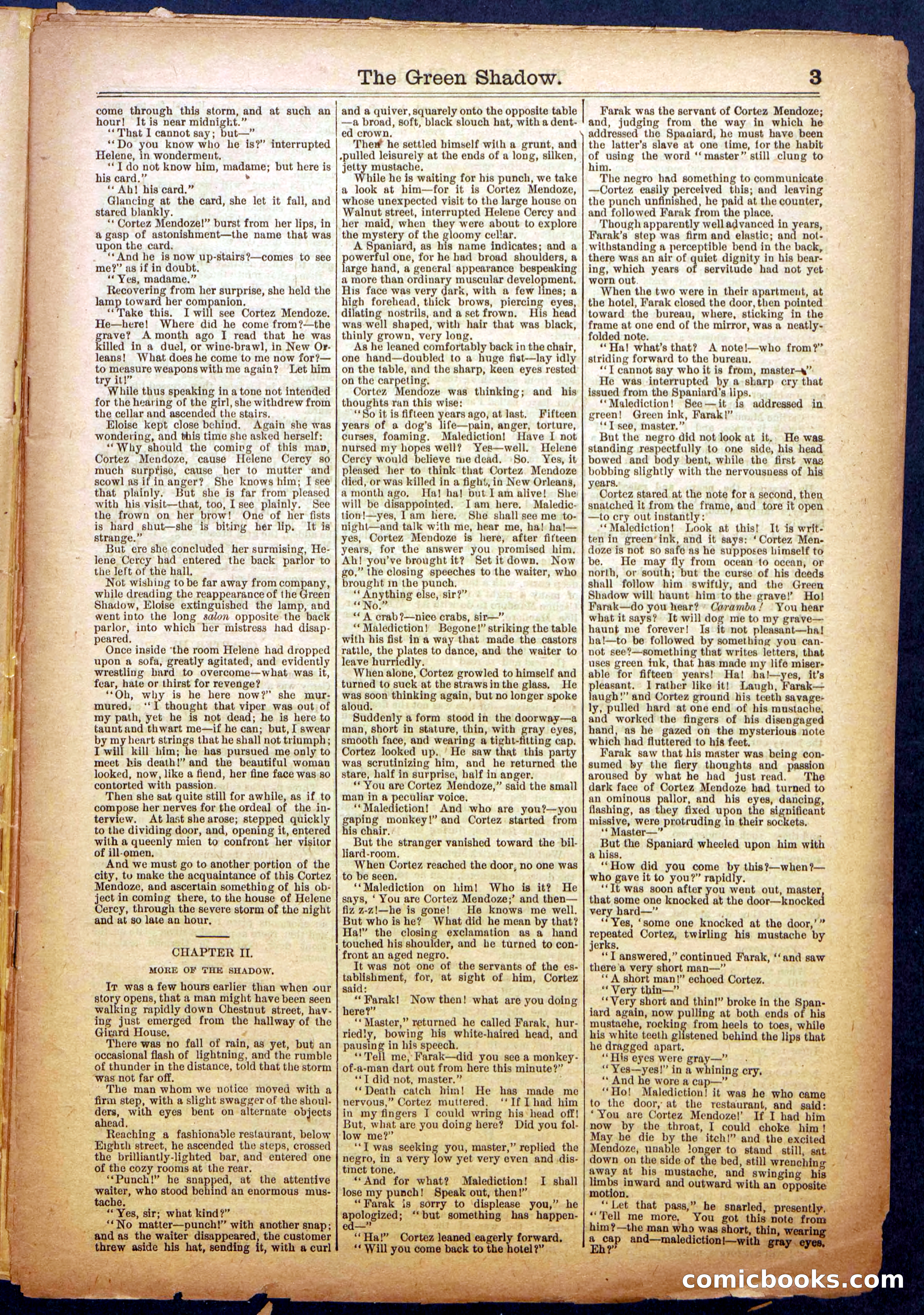 The Green Shadow by Anthony P. Morris — page 3 of 32