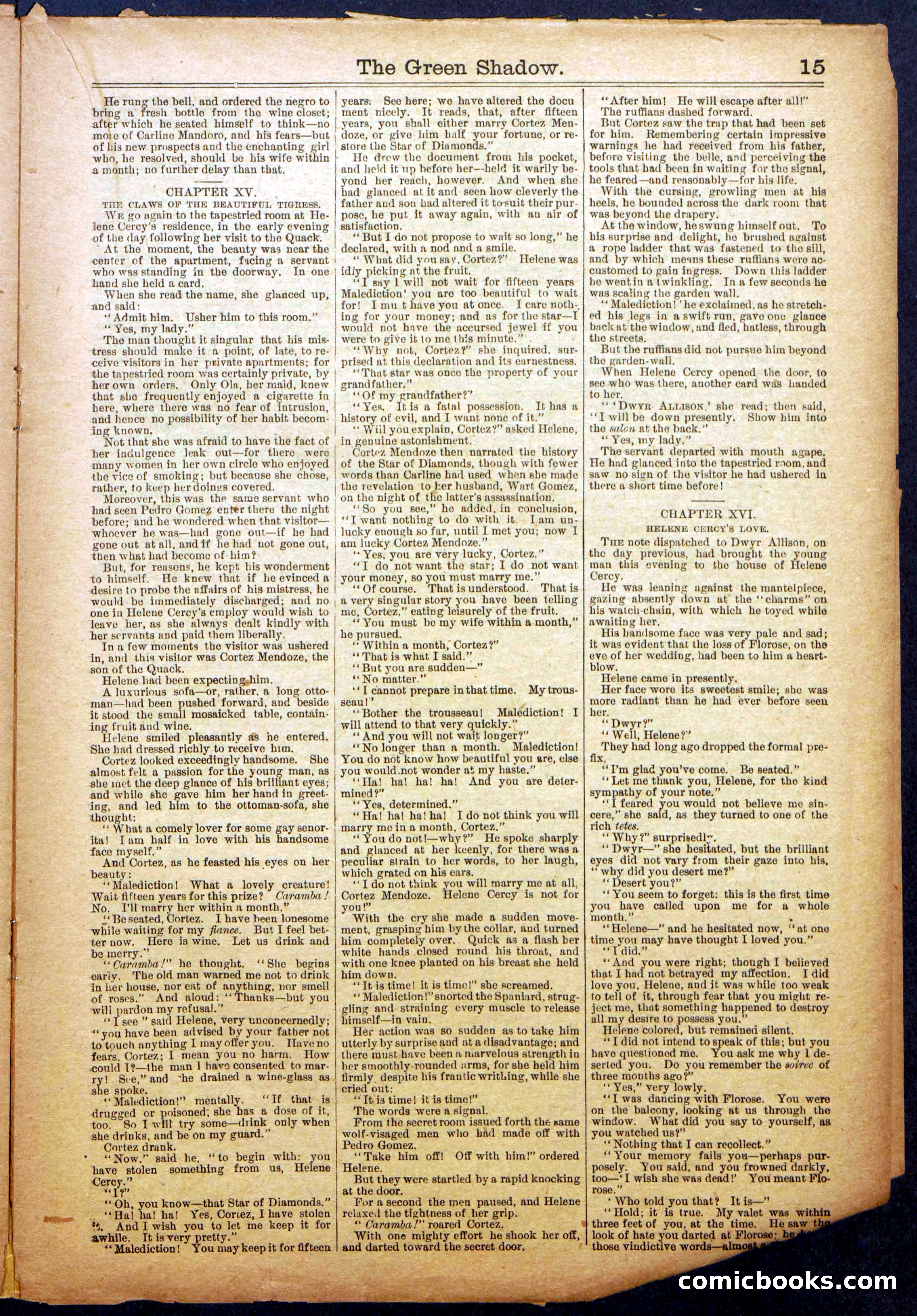 The Green Shadow by Anthony P. Morris — page 15 of 32