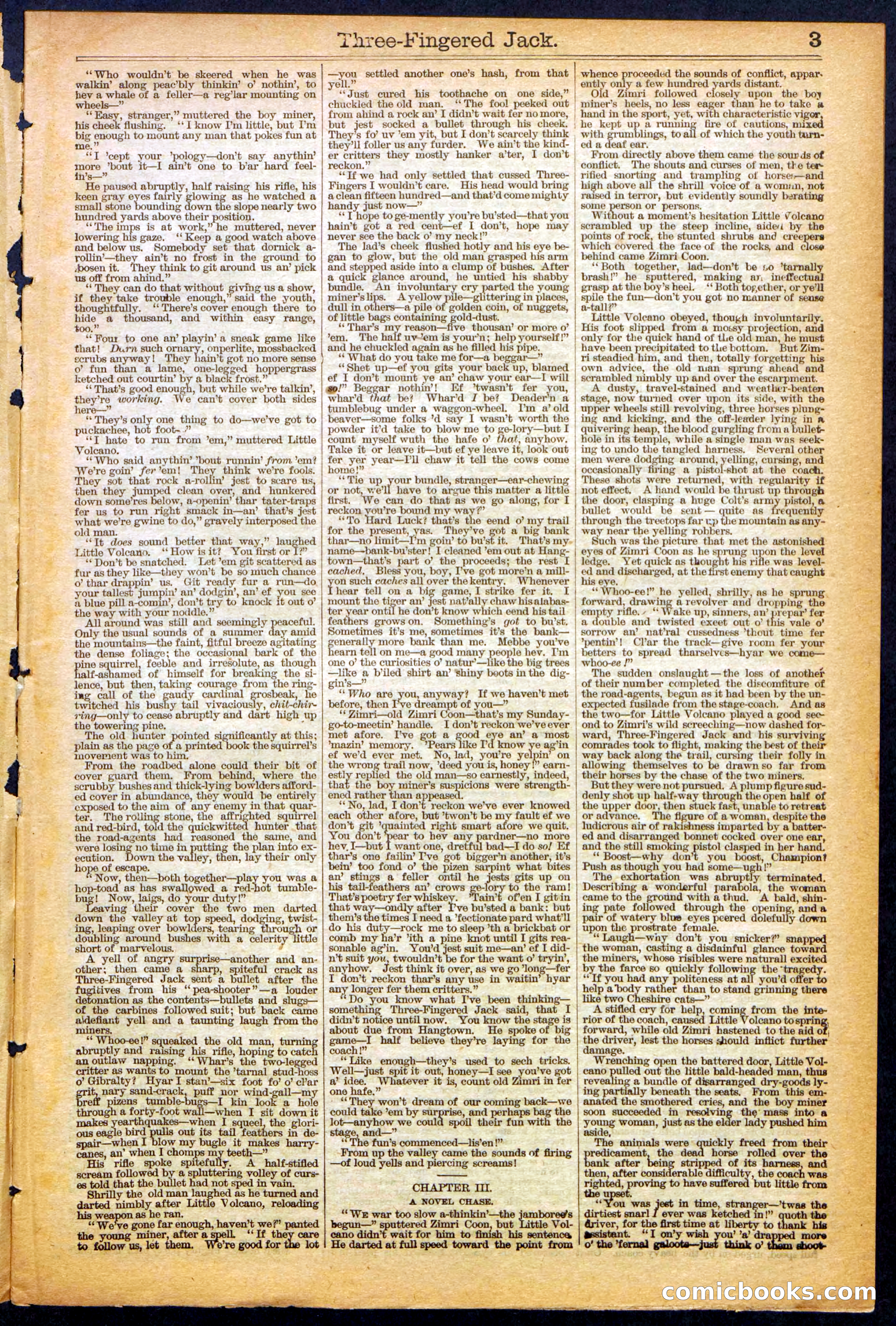The New York Dime Library, No. 1040 (September 1900) — page 3 of 32