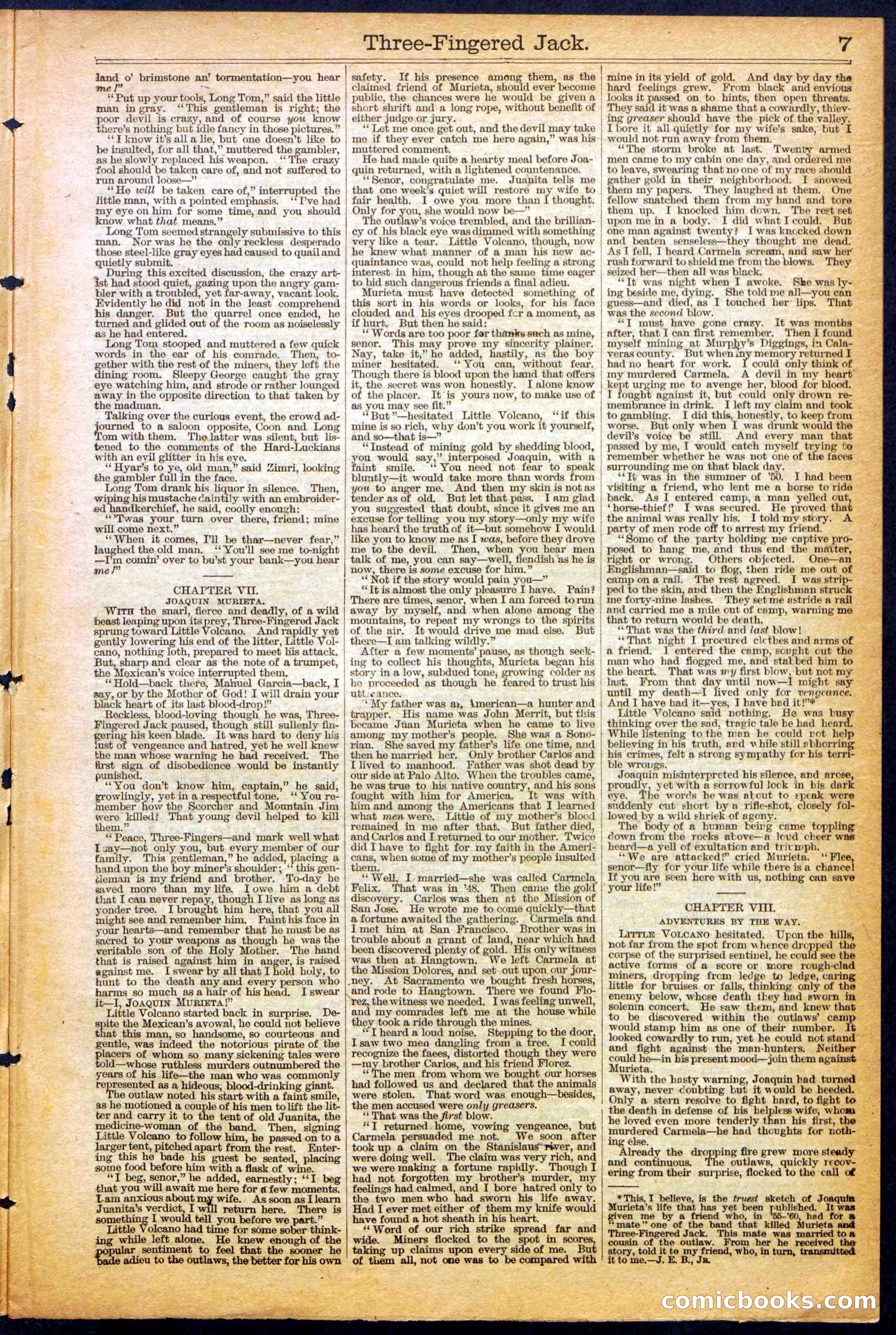 The New York Dime Library, No. 1040 (September 1900) — page 7 of 32