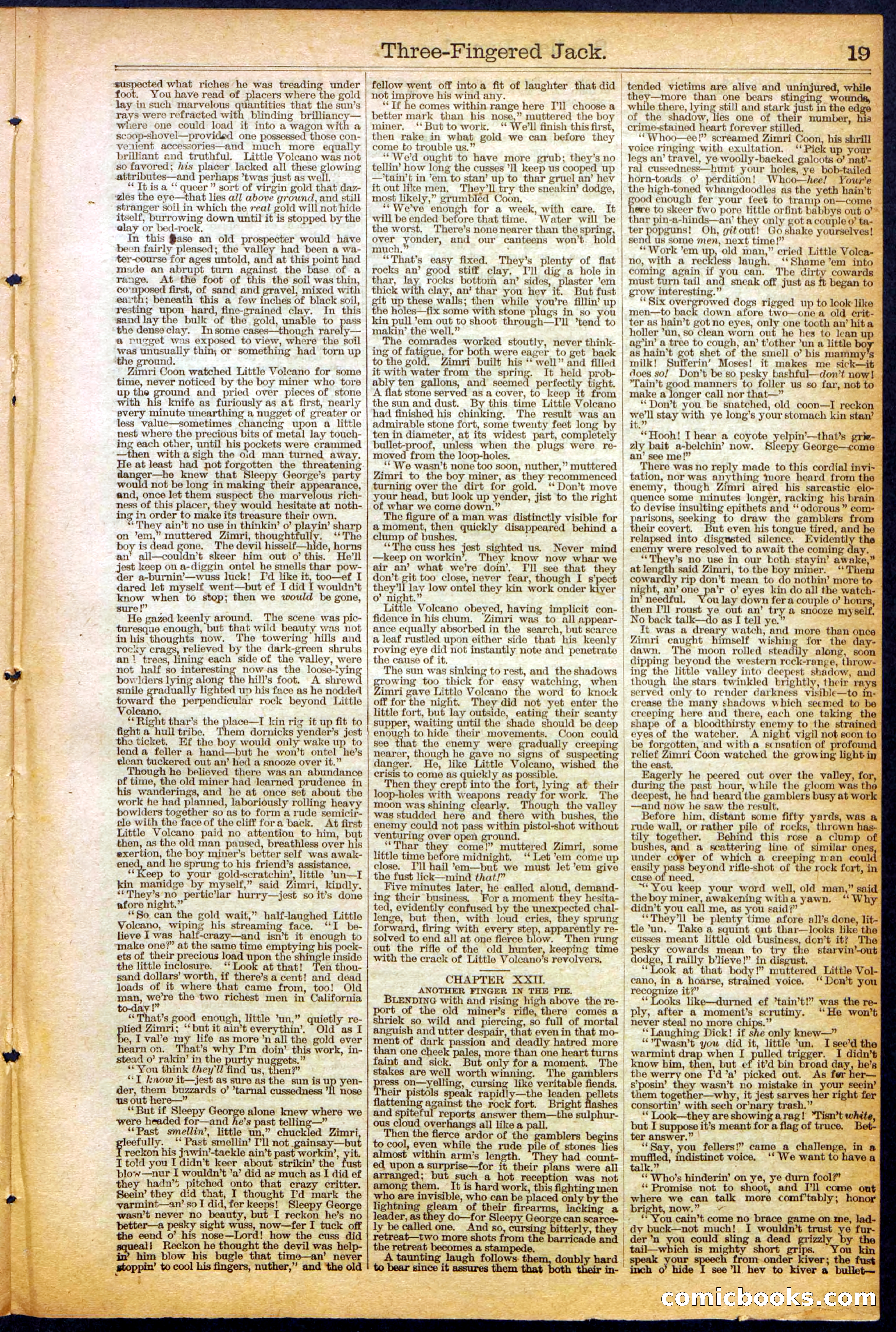 The New York Dime Library, No. 1040 (September 1900) — page 19 of 32
