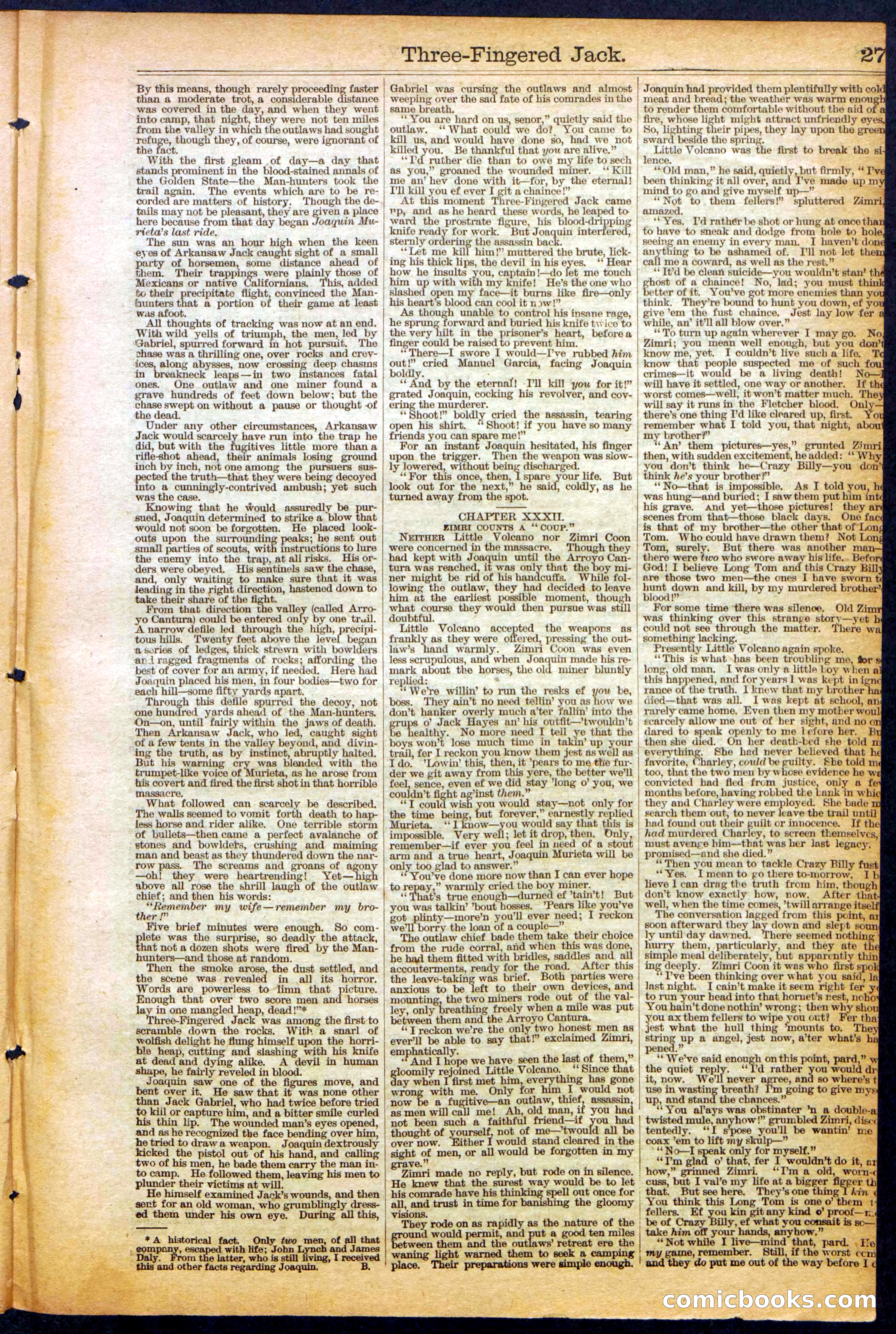 The New York Dime Library, No. 1040 (September 1900) — page 27 of 32