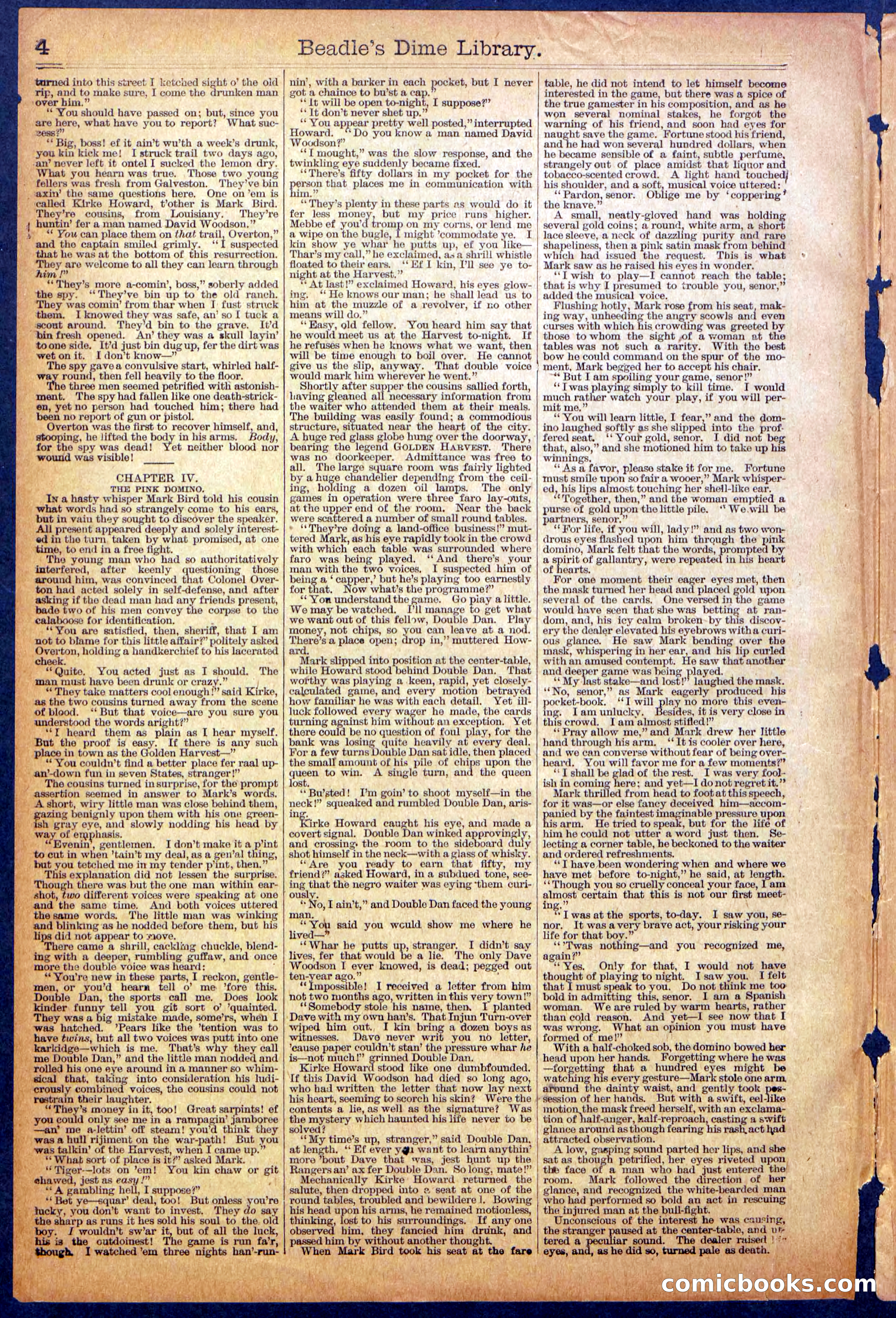 The Dime Library, No. 1044 — page 4 of 24