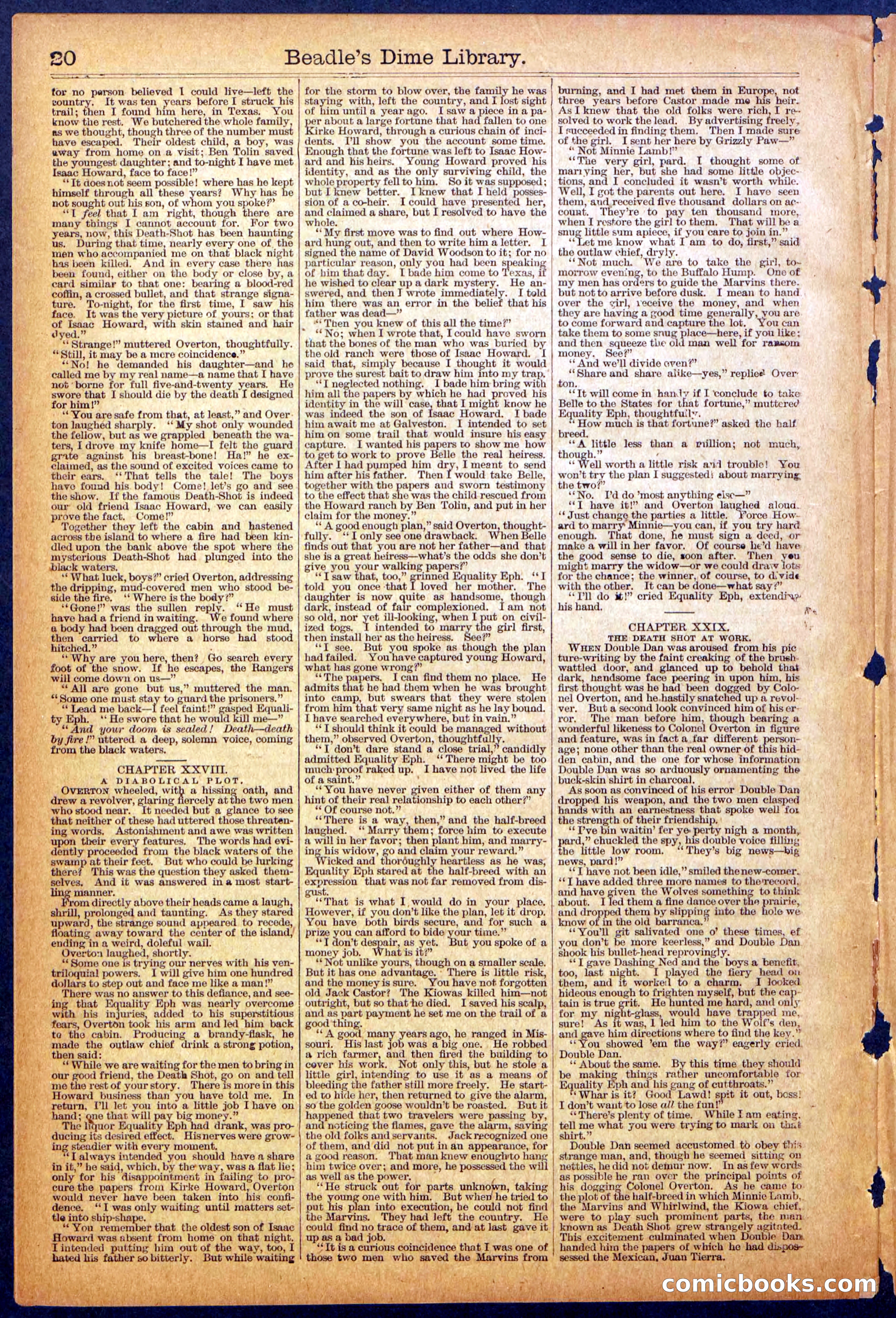 The Dime Library, No. 1044 — page 20 of 24