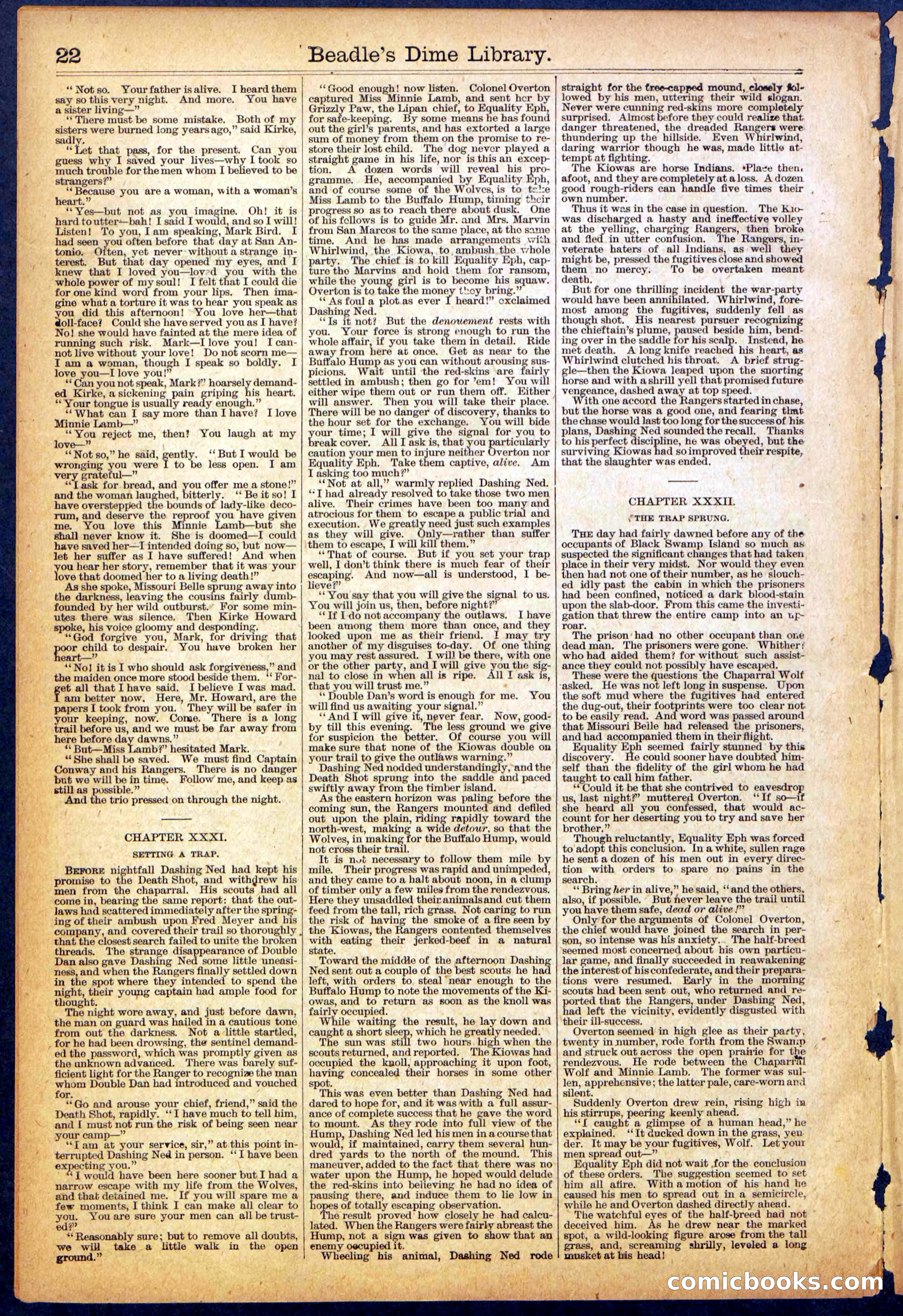 The Dime Library, No. 1044 — page 22 of 24