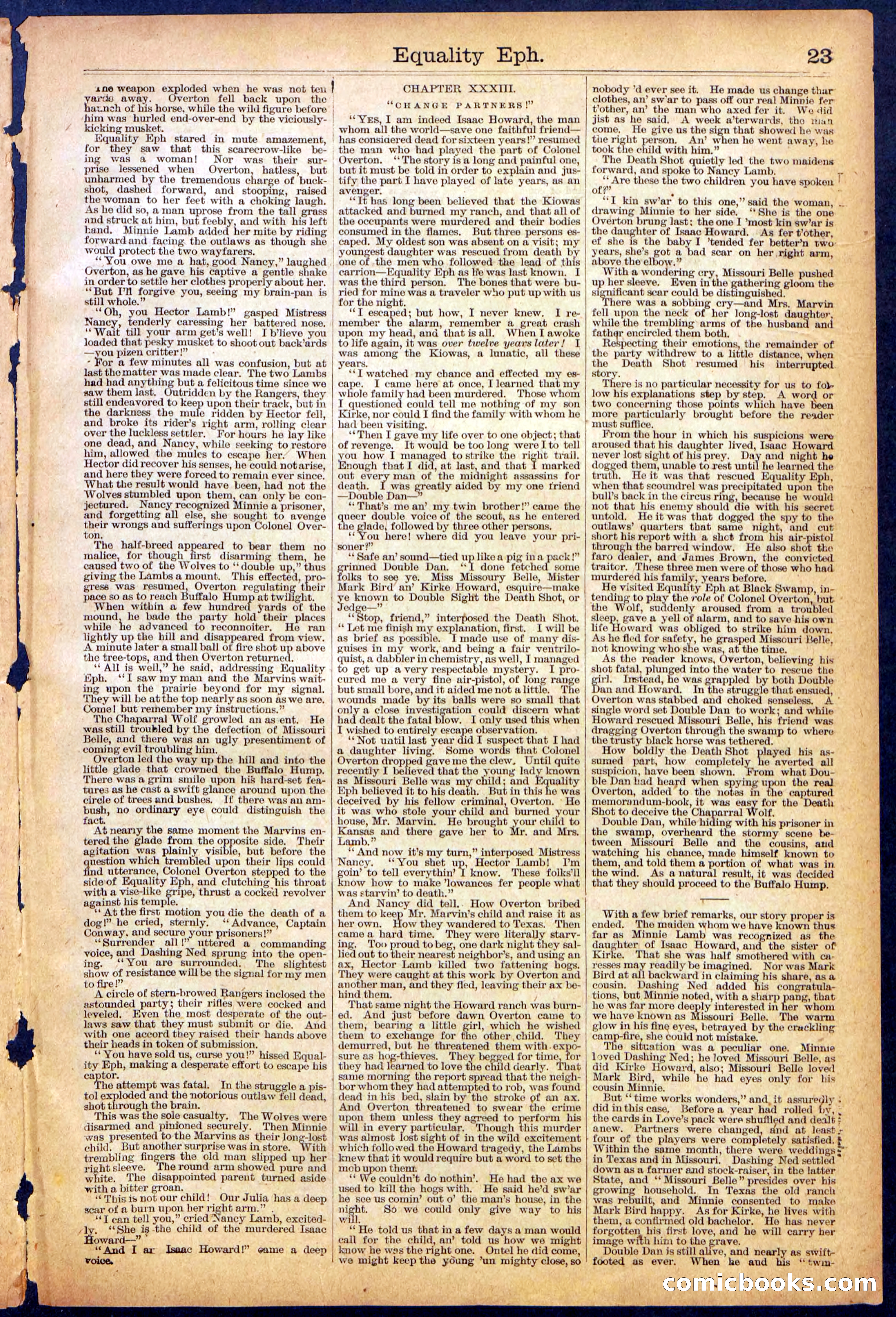 The Dime Library, No. 1044 — page 23 of 24