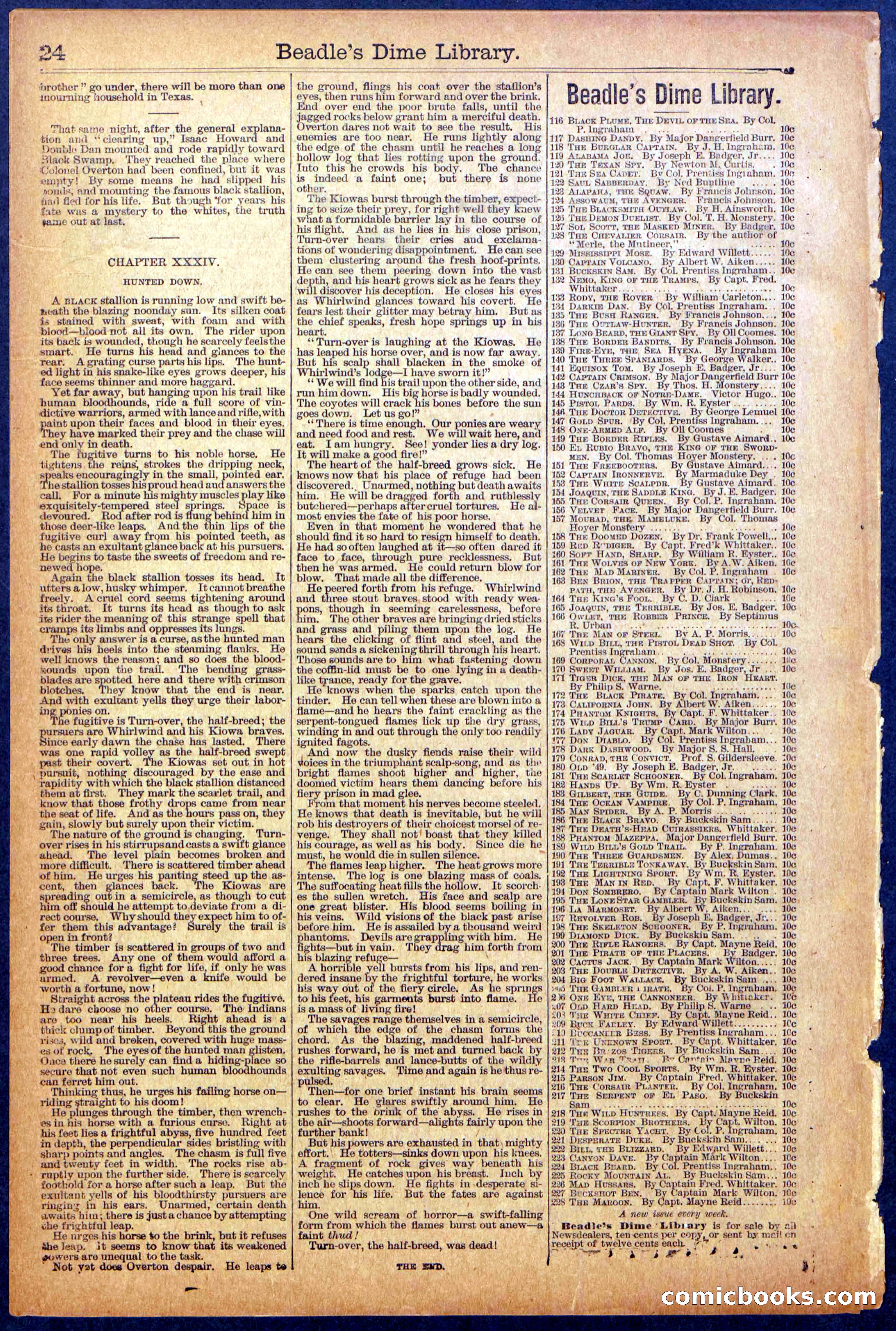The Dime Library, No. 1044 — page 24 of 24