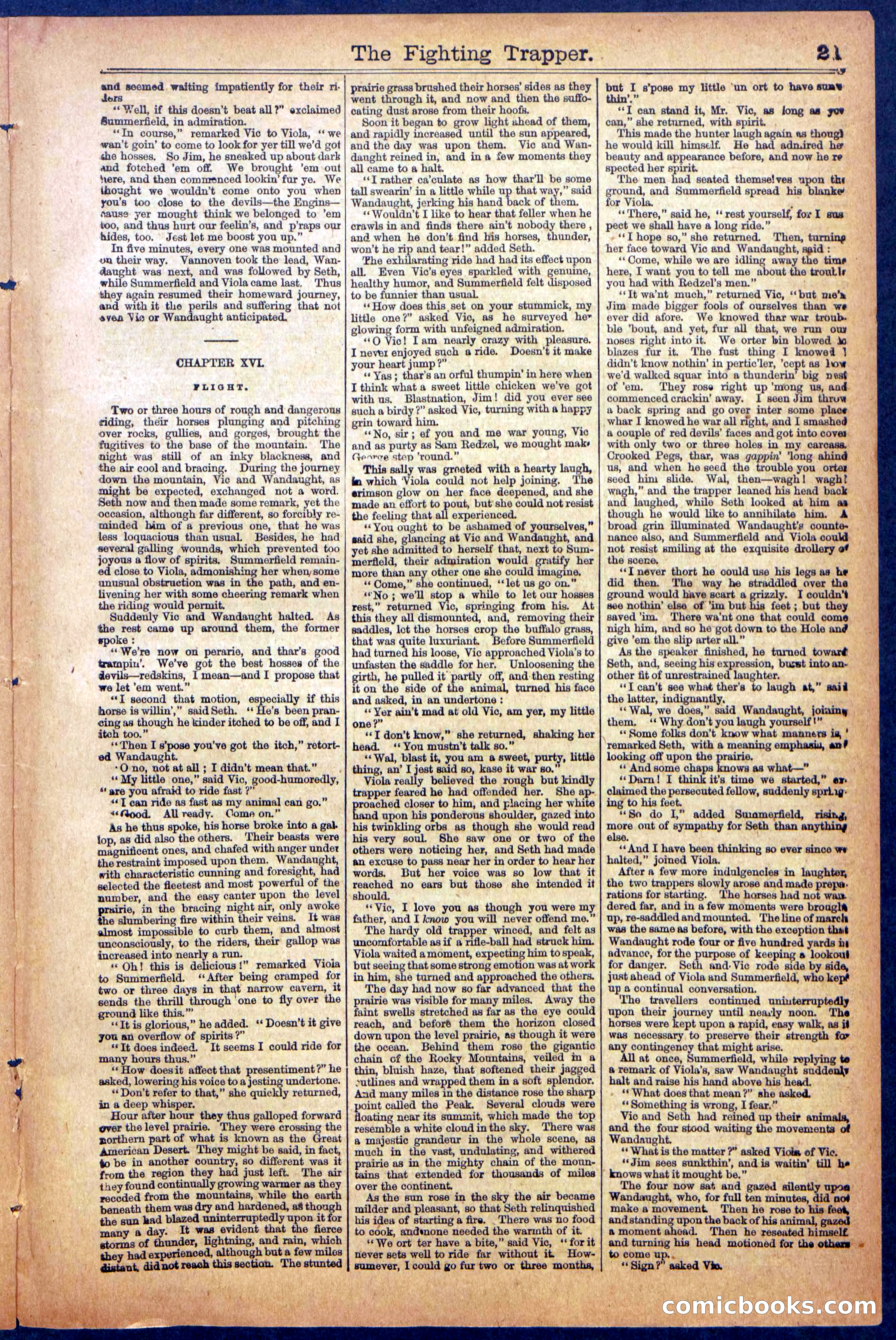 The Dime Library Cover (No. 1045) — page 21 of 32
