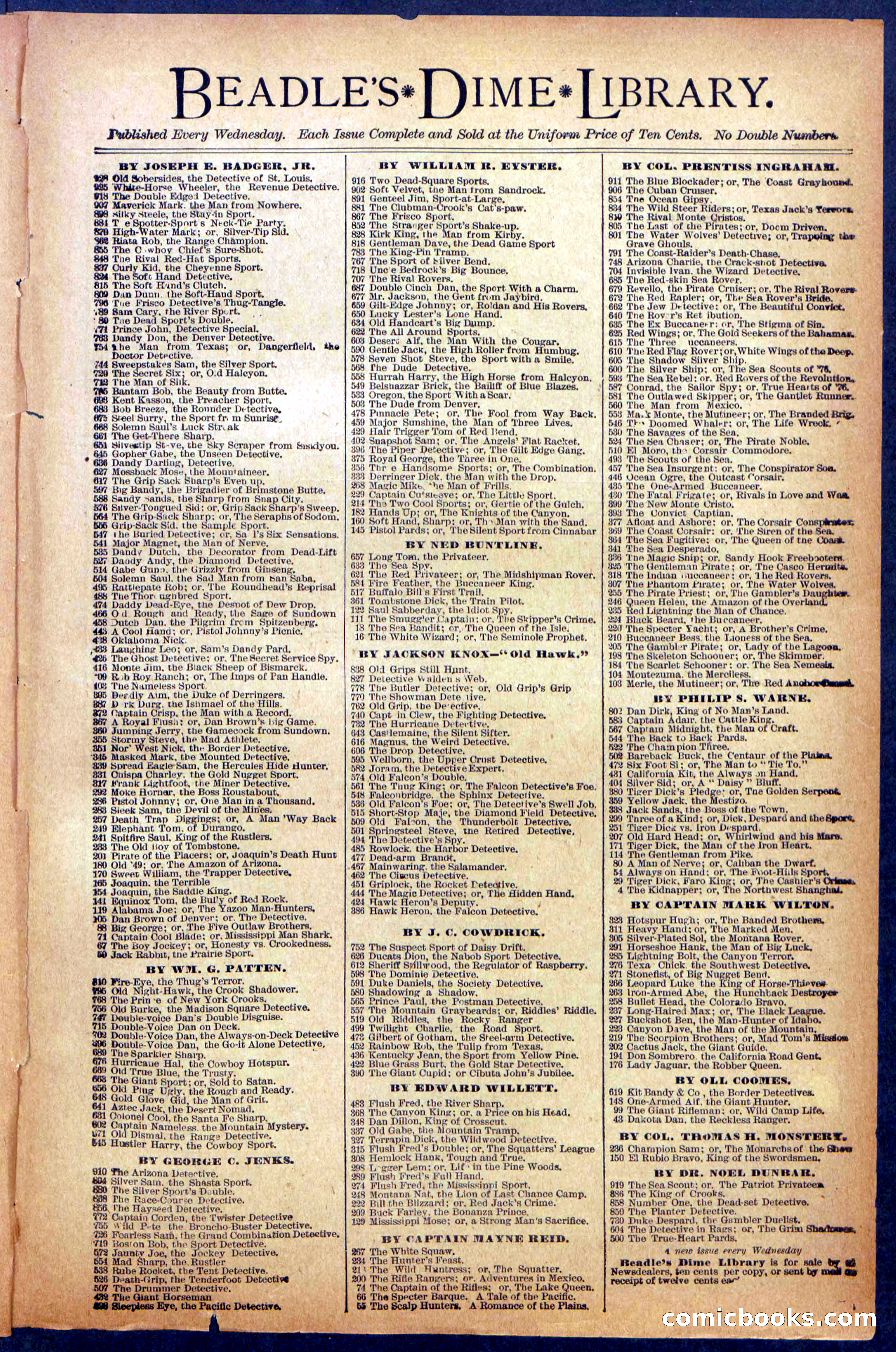 The Dime Library Cover (No. 1045) — page 31 of 32