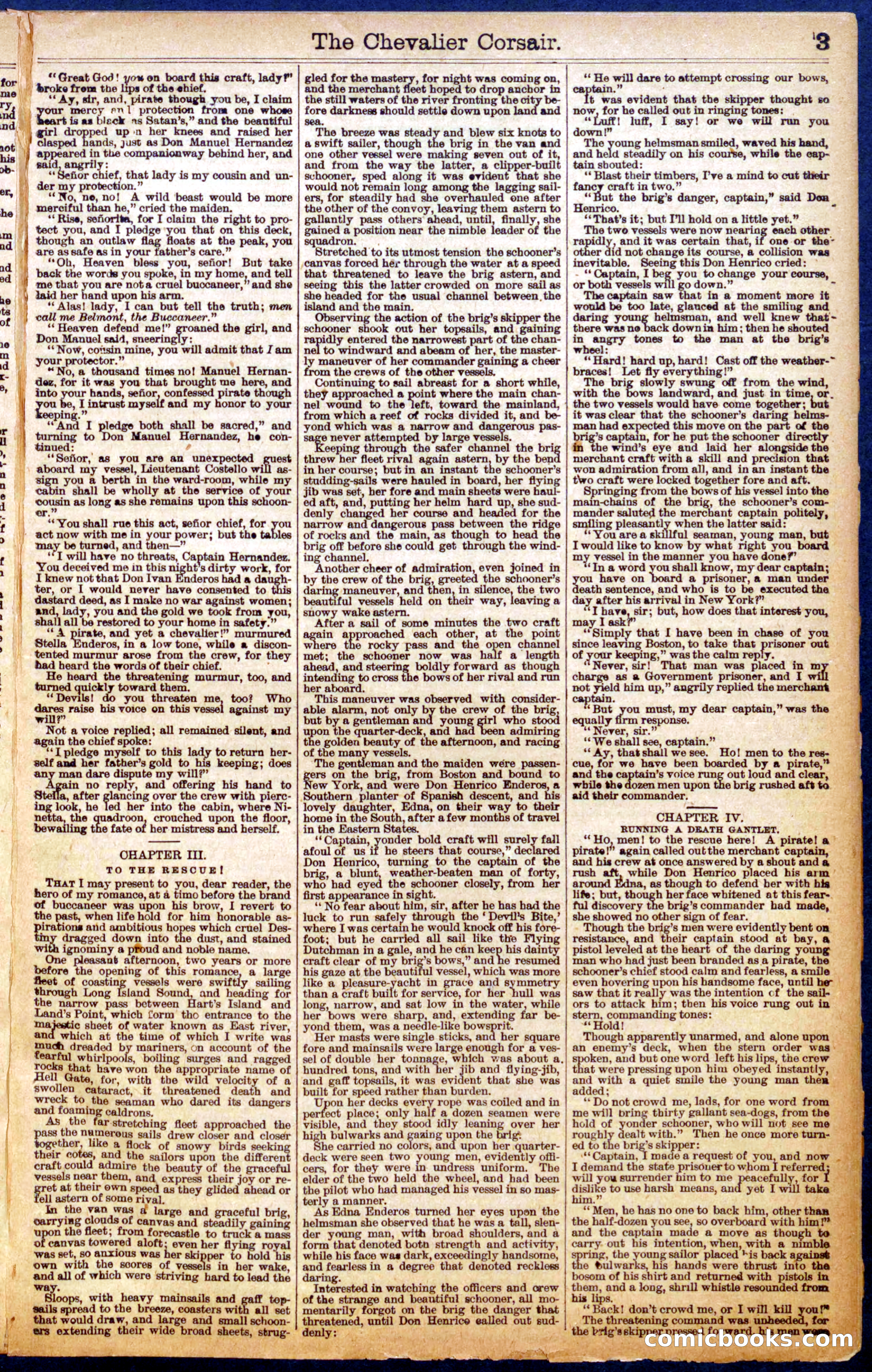 The New York Dime Library, No. 1059 — page 3 of 32