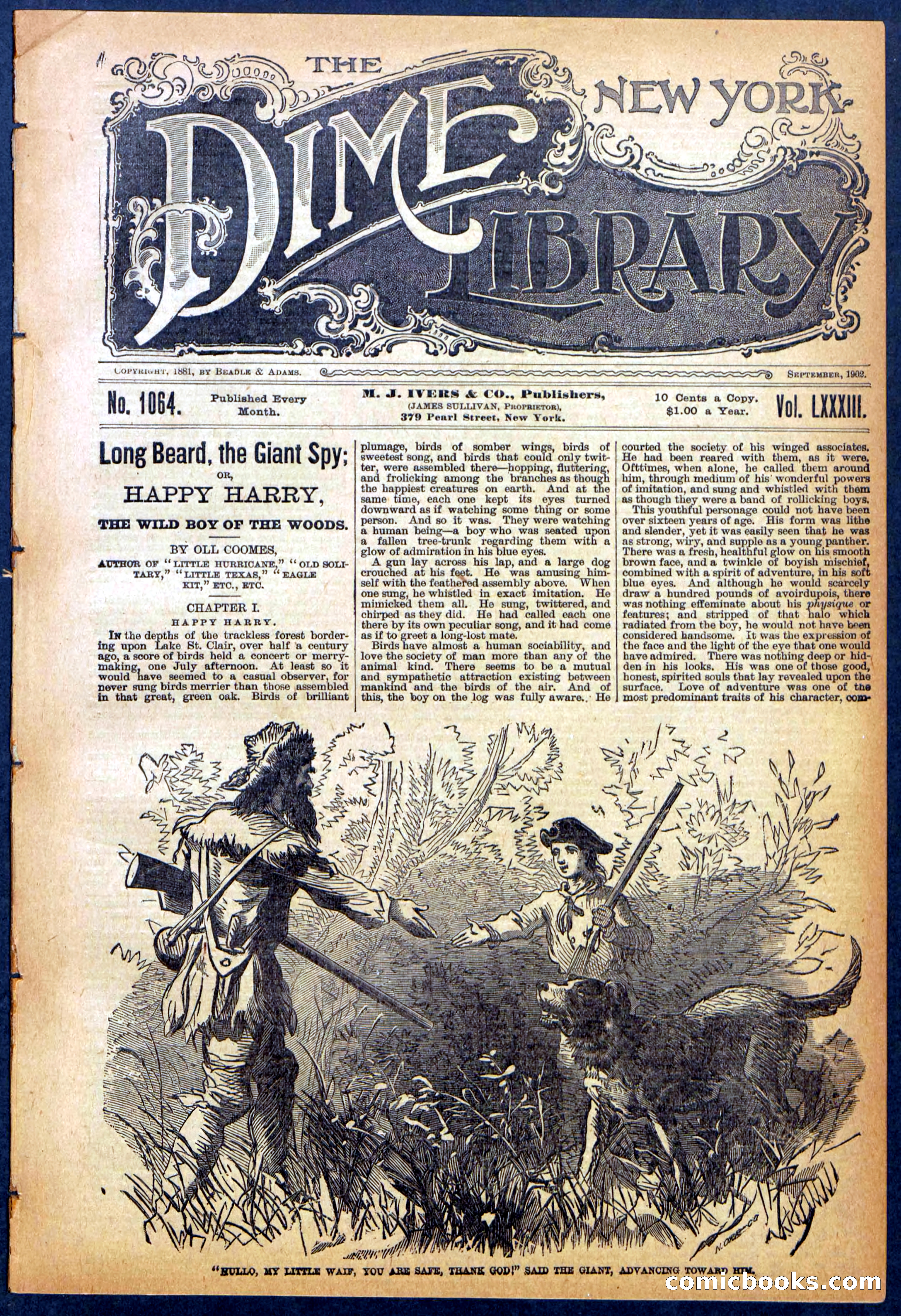 The New York Dime Library No. 1064 — page 1 of 32