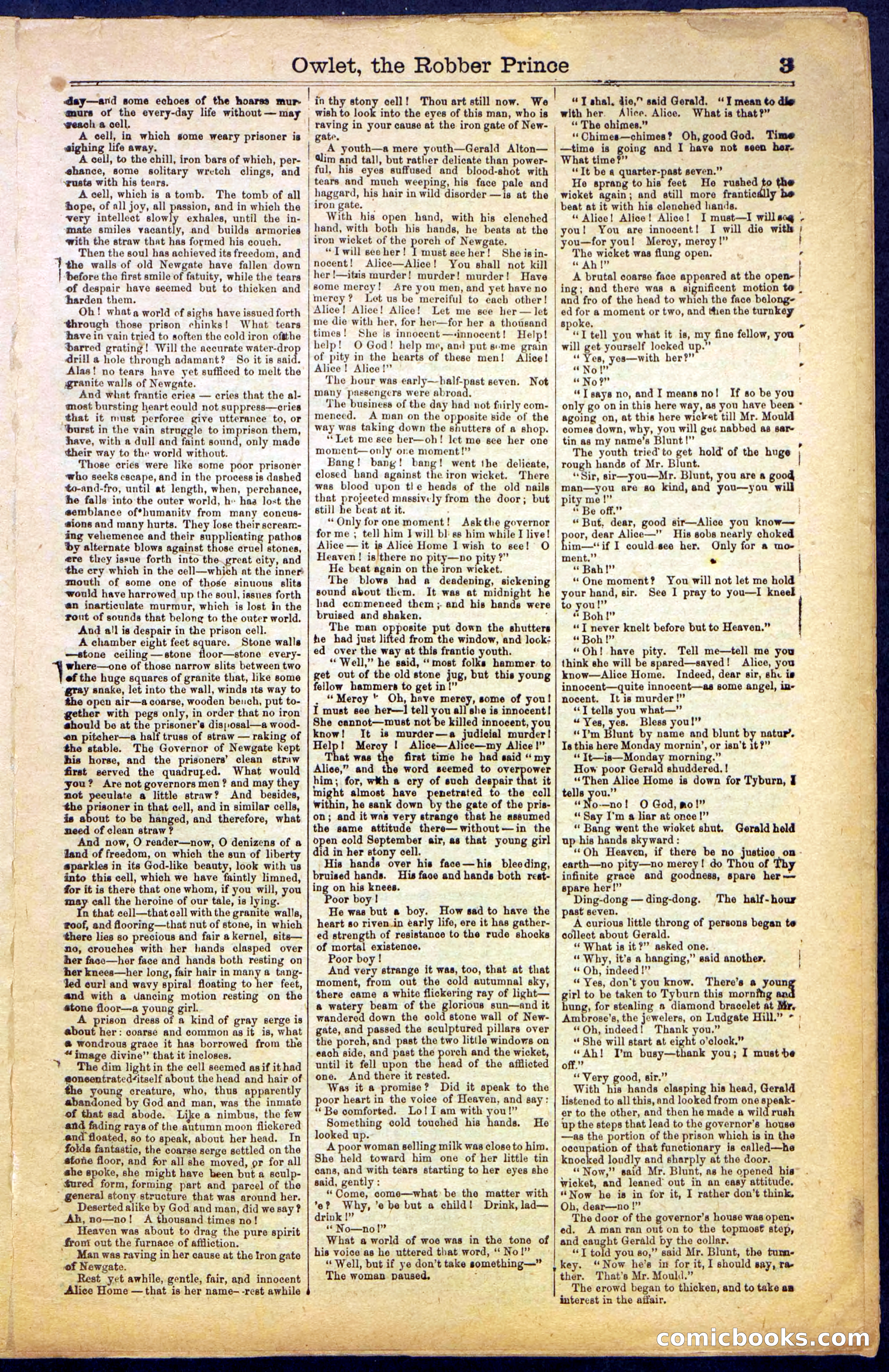 Owlet, the Robber Prince; or, The Unknown Highwayman — page 3 of 40