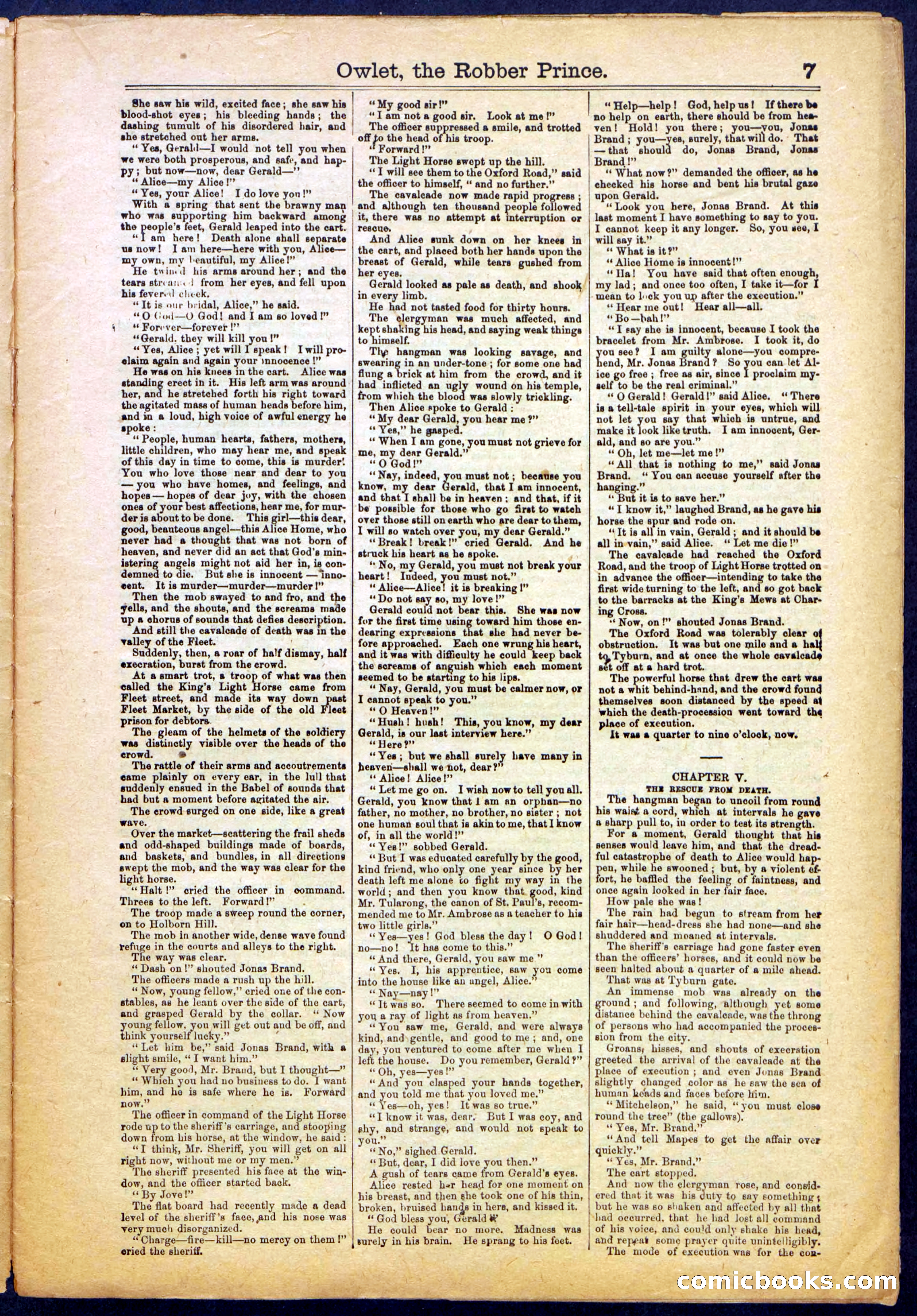 Owlet, the Robber Prince; or, The Unknown Highwayman — page 7 of 40