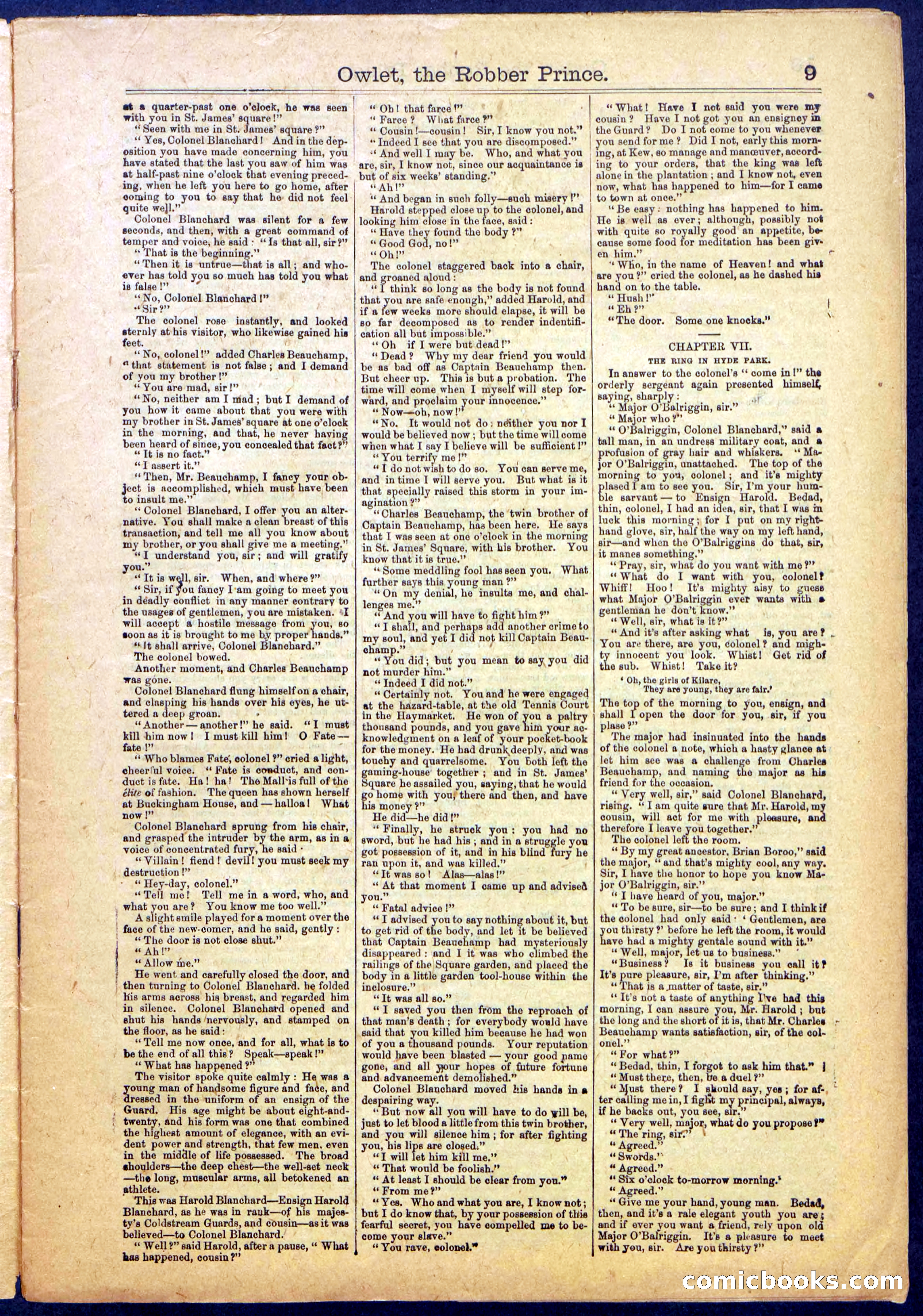 Owlet, the Robber Prince; or, The Unknown Highwayman — page 9 of 40