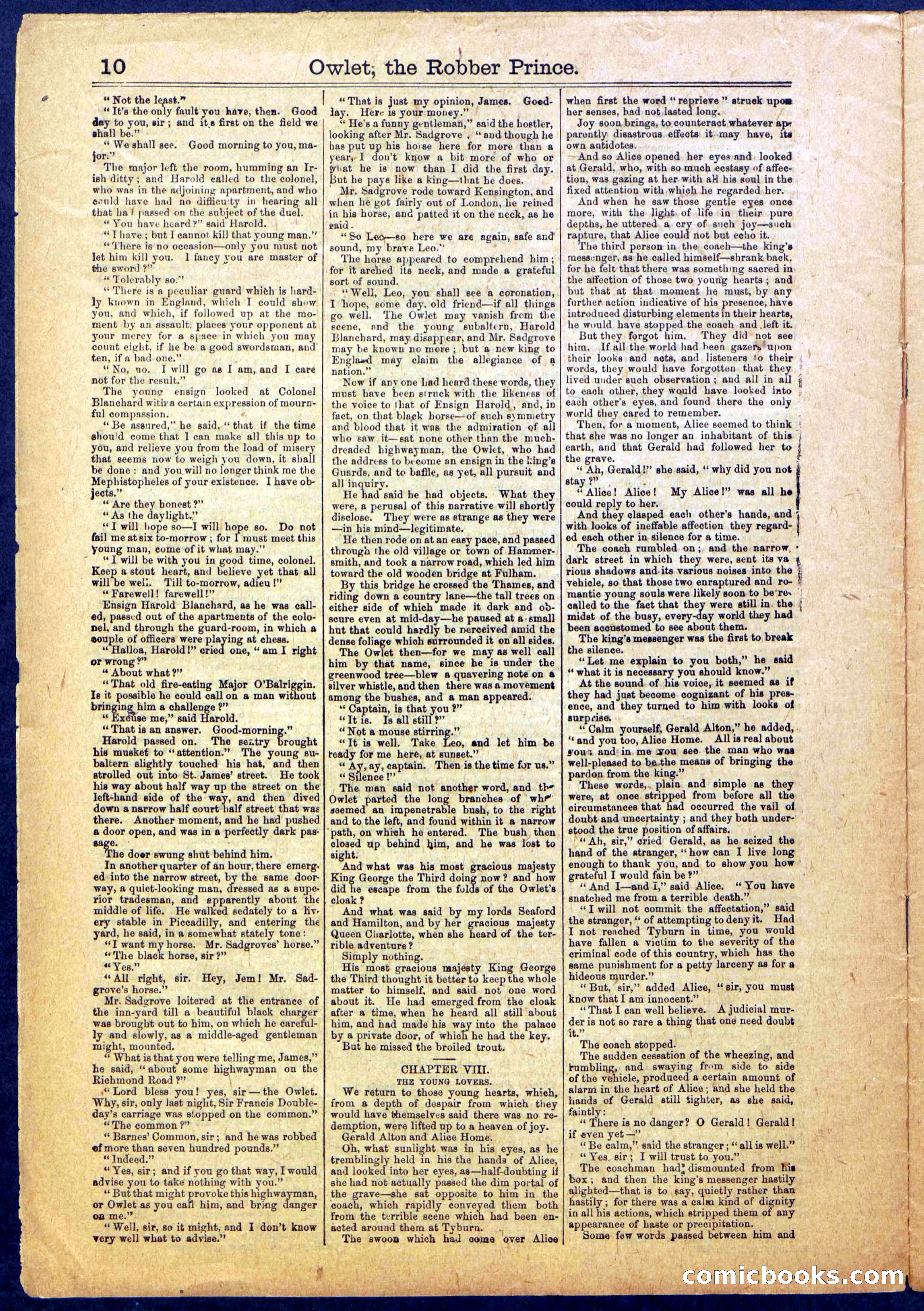 Owlet, the Robber Prince; or, The Unknown Highwayman — page 10 of 40