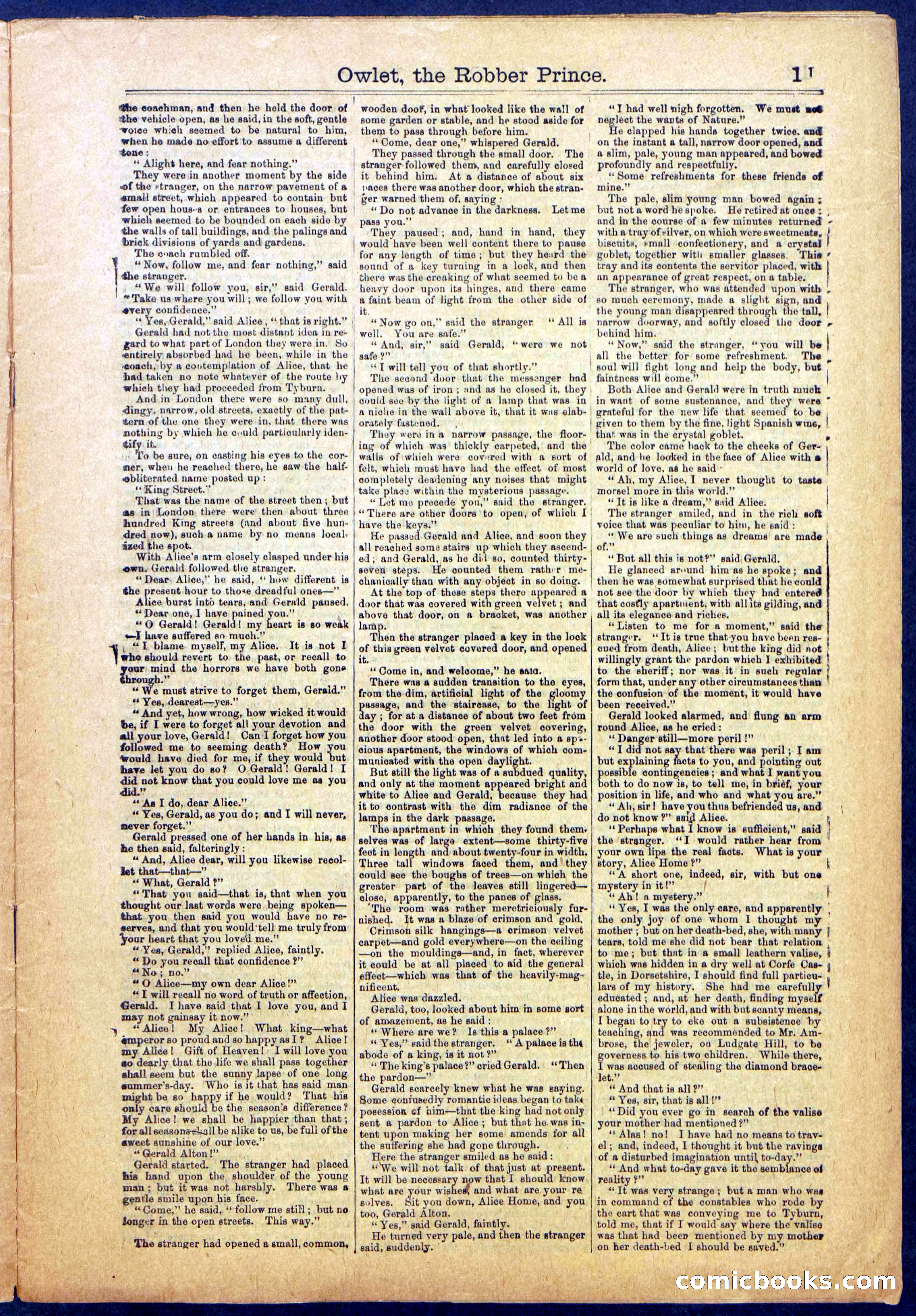 Owlet, the Robber Prince; or, The Unknown Highwayman — page 11 of 40