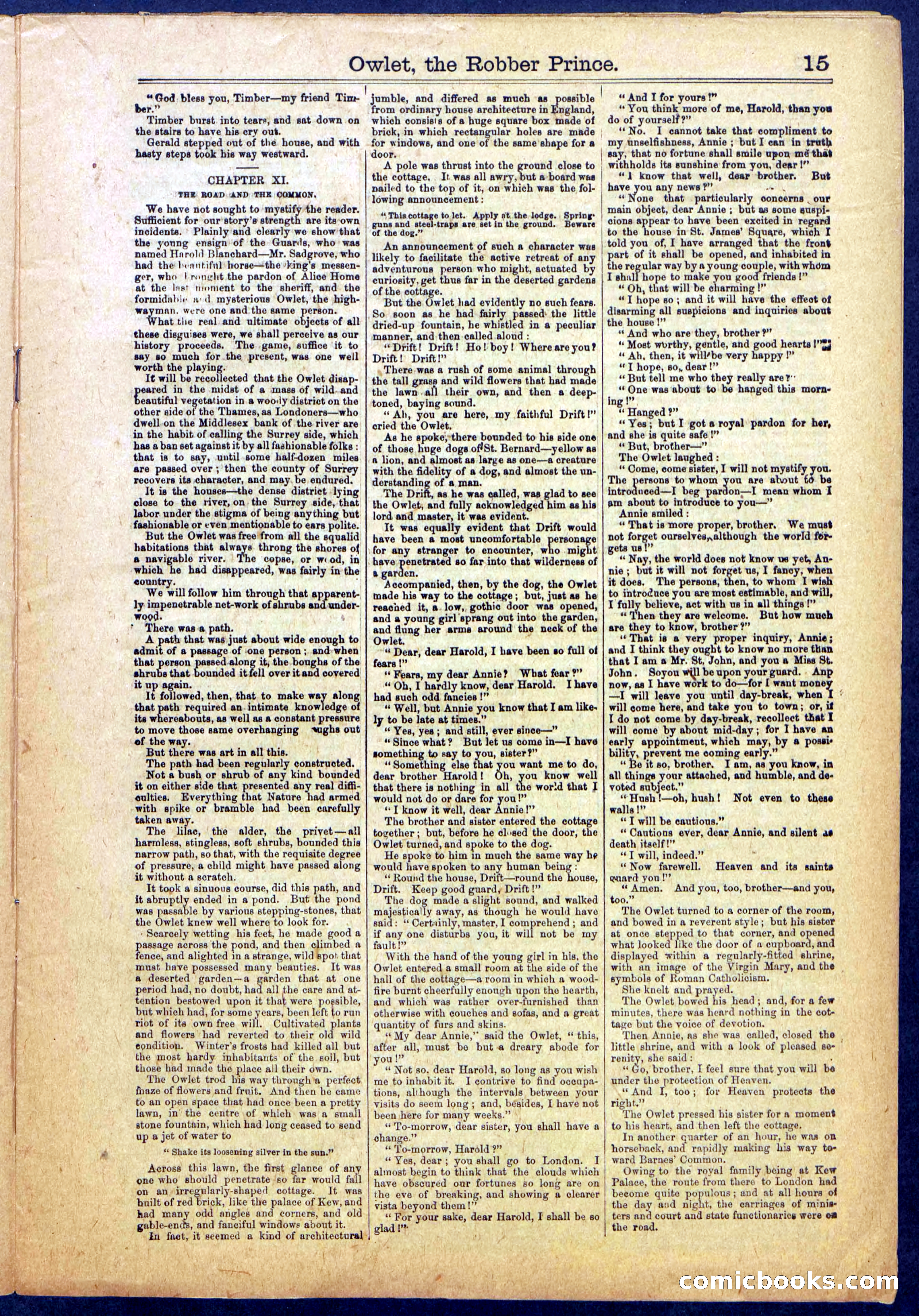 Owlet, the Robber Prince; or, The Unknown Highwayman — page 15 of 40
