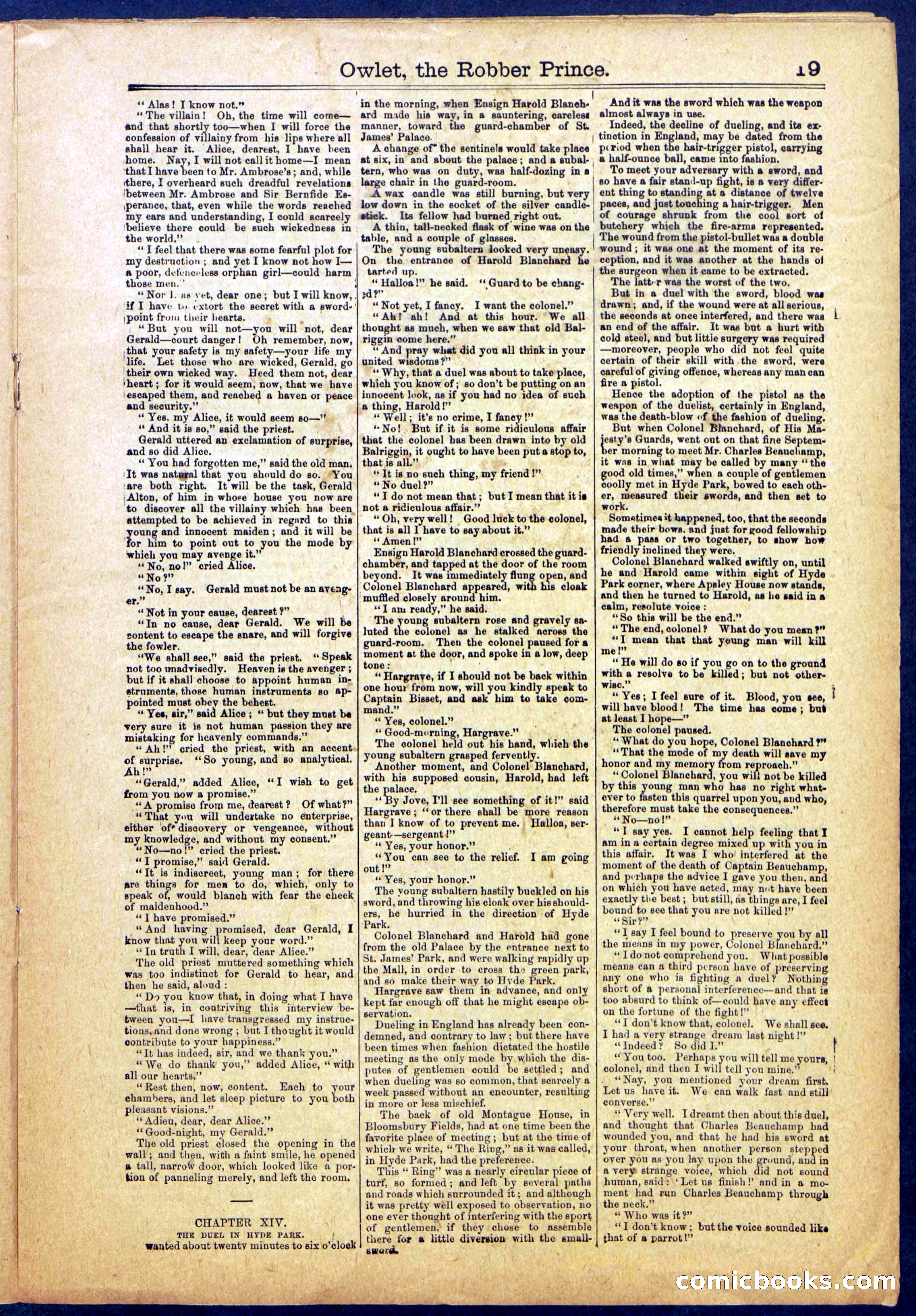 Owlet, the Robber Prince; or, The Unknown Highwayman — page 19 of 40