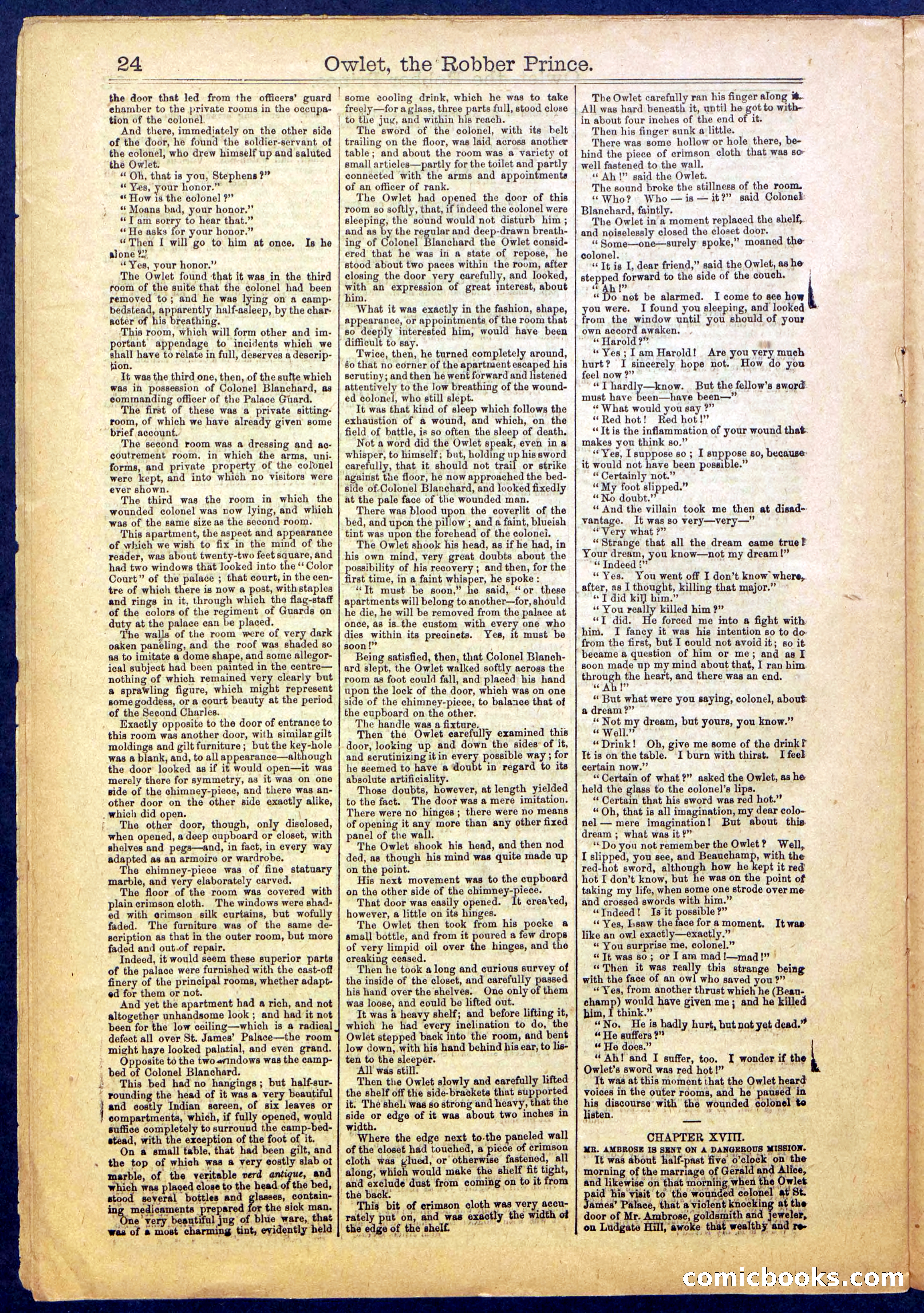 Owlet, the Robber Prince; or, The Unknown Highwayman — page 24 of 40