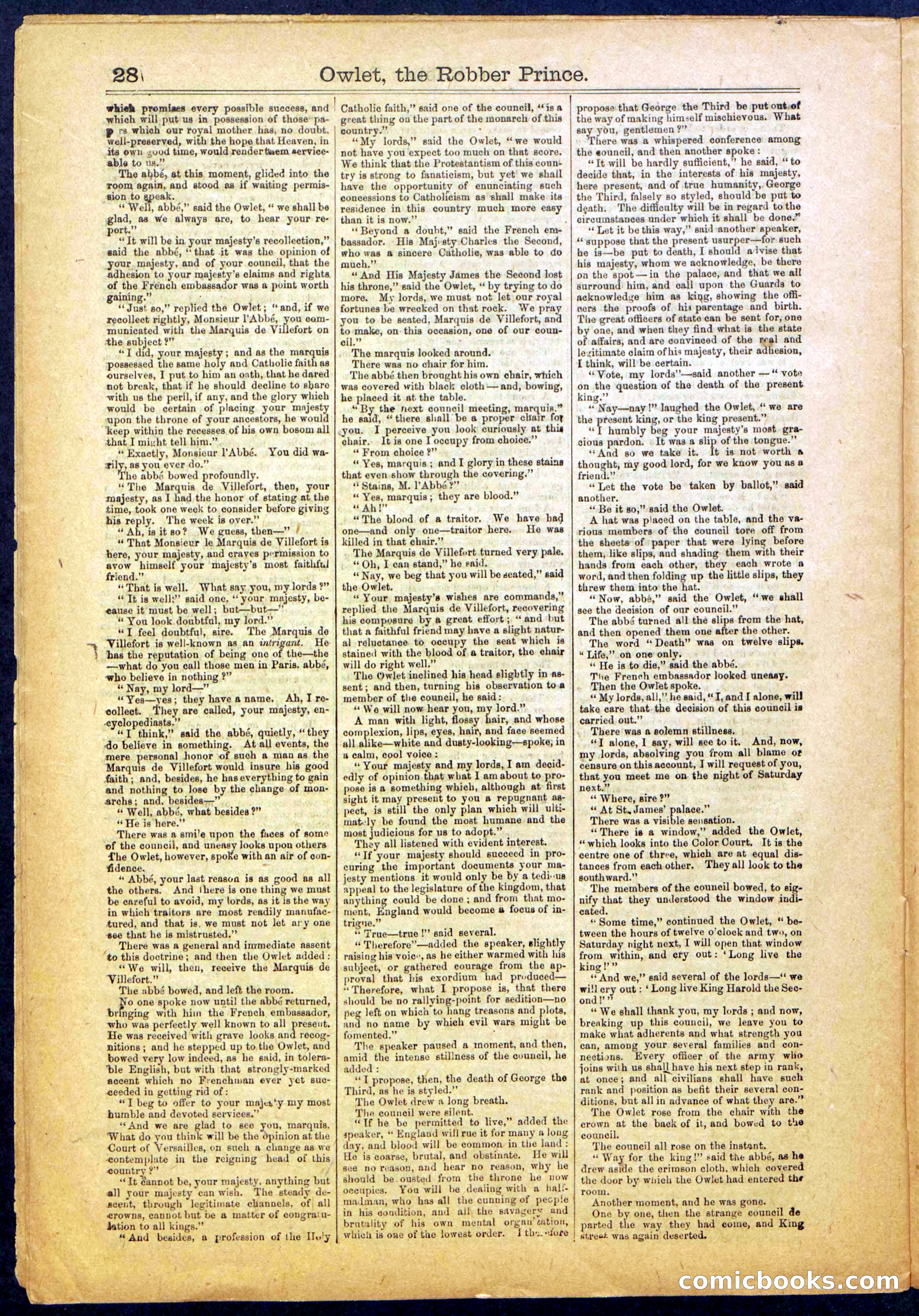 Owlet, the Robber Prince; or, The Unknown Highwayman — page 28 of 40