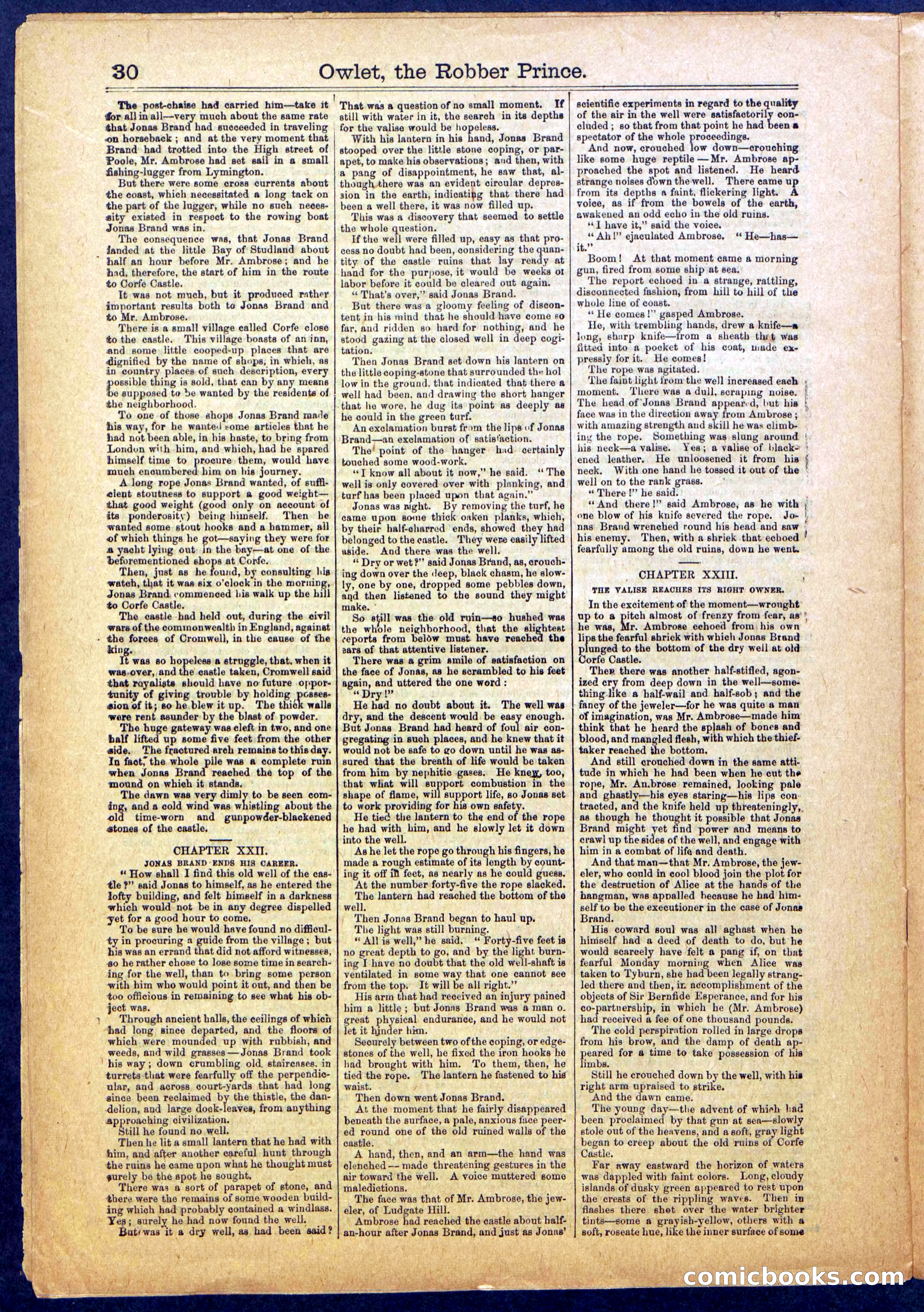 Owlet, the Robber Prince; or, The Unknown Highwayman — page 30 of 40