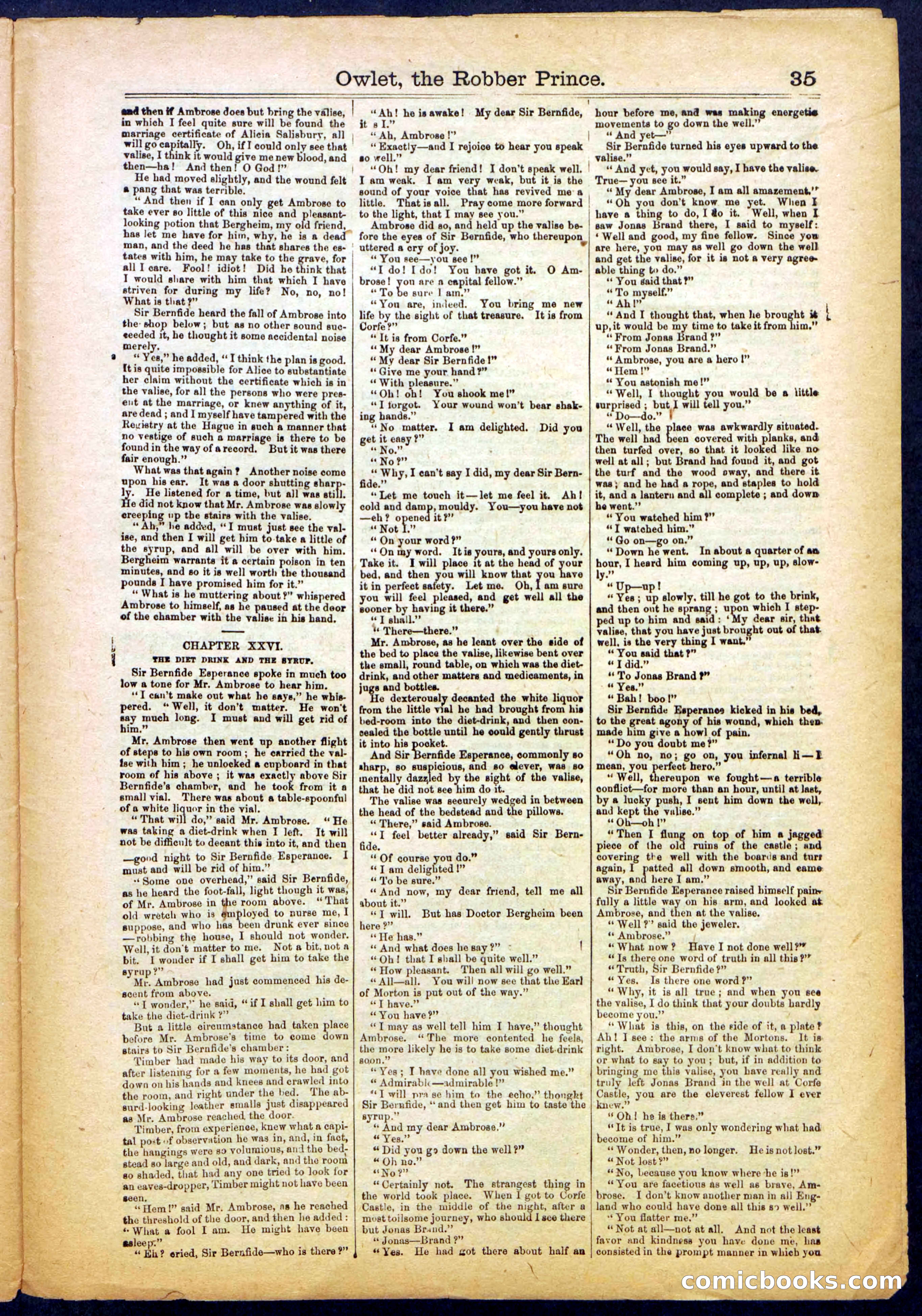 Owlet, the Robber Prince; or, The Unknown Highwayman — page 35 of 40