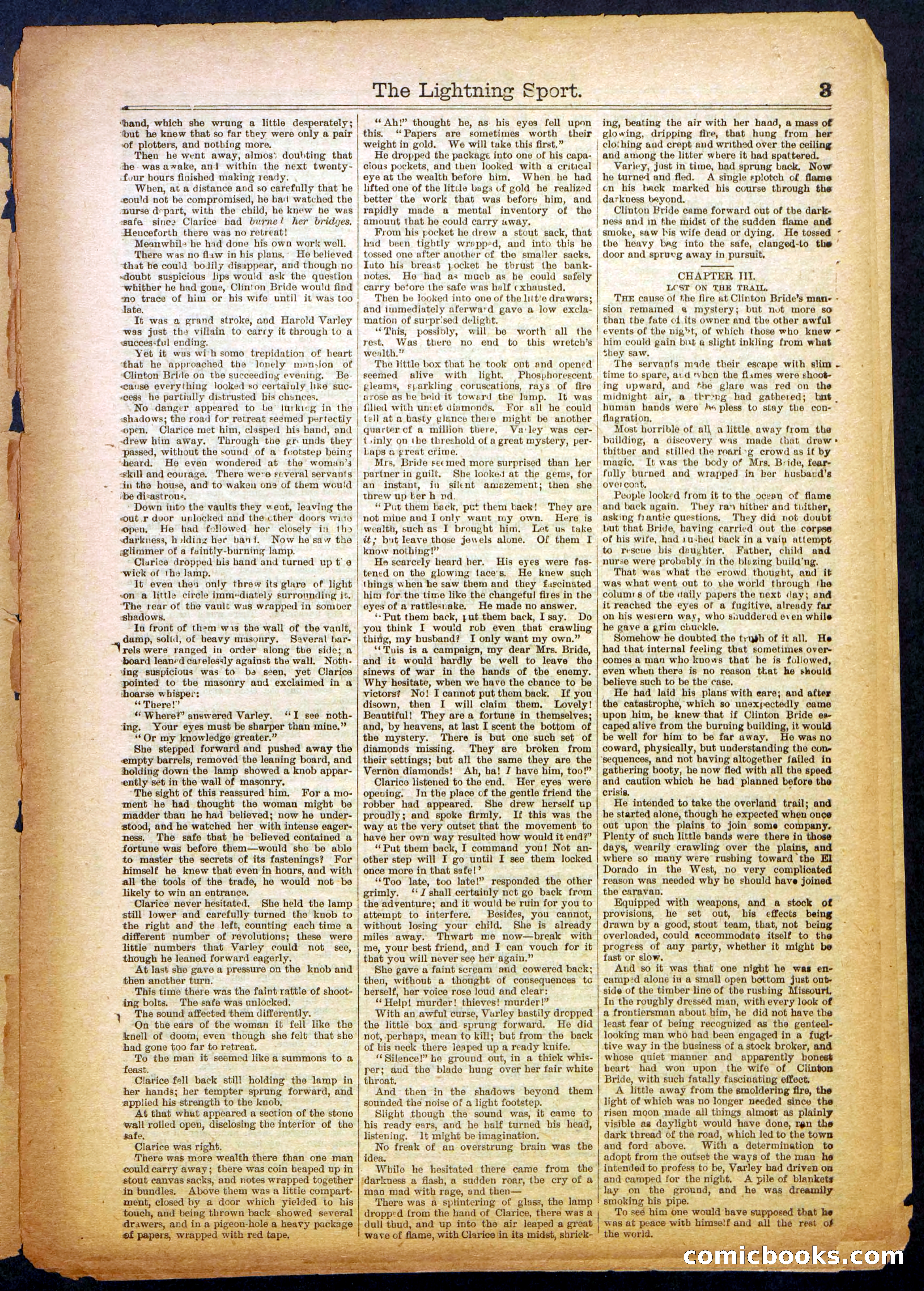 The Lightning Sport; or, The Bad Men at Slaughter Bar — page 3 of 32