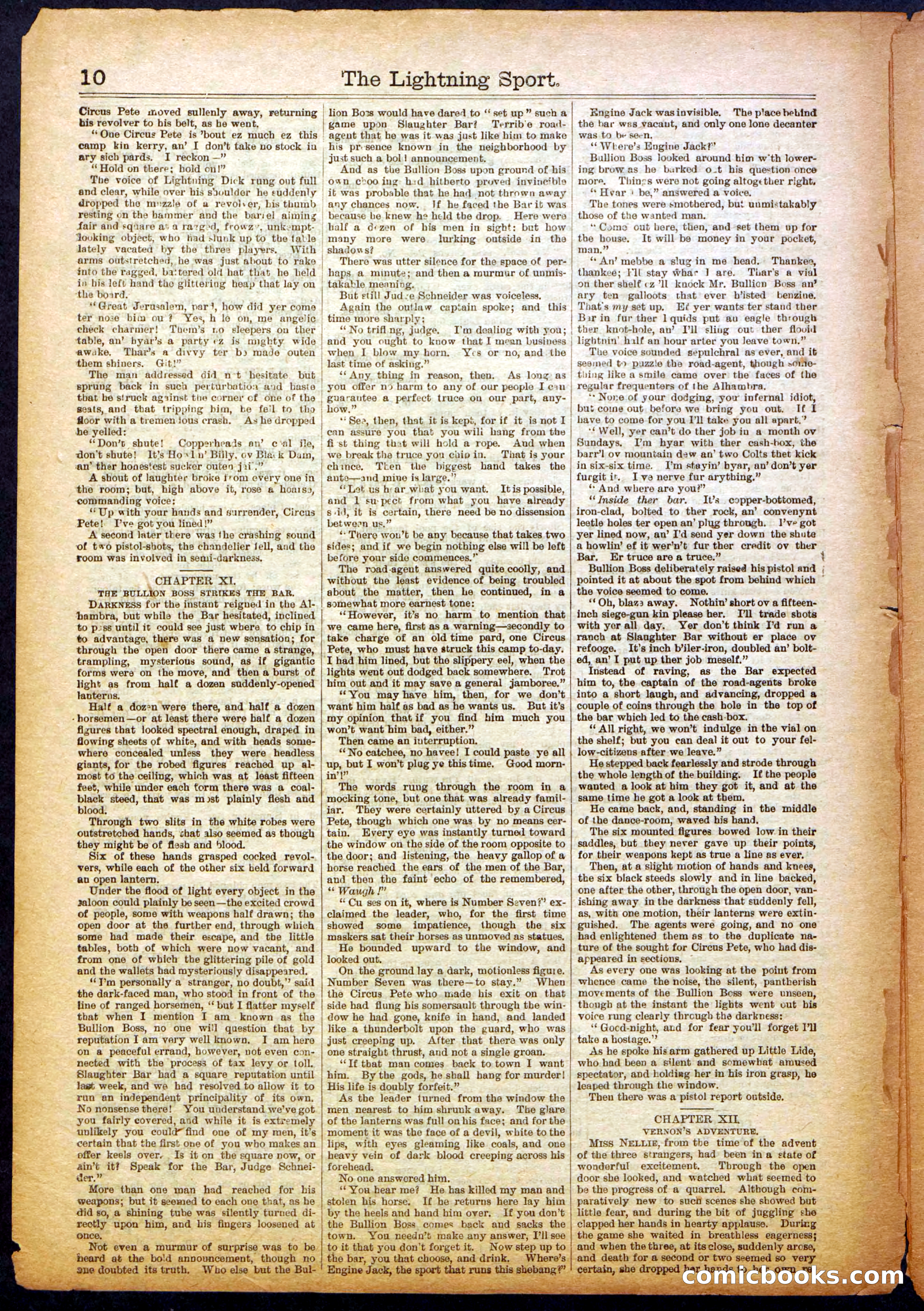 The Lightning Sport; or, The Bad Men at Slaughter Bar — page 10 of 32