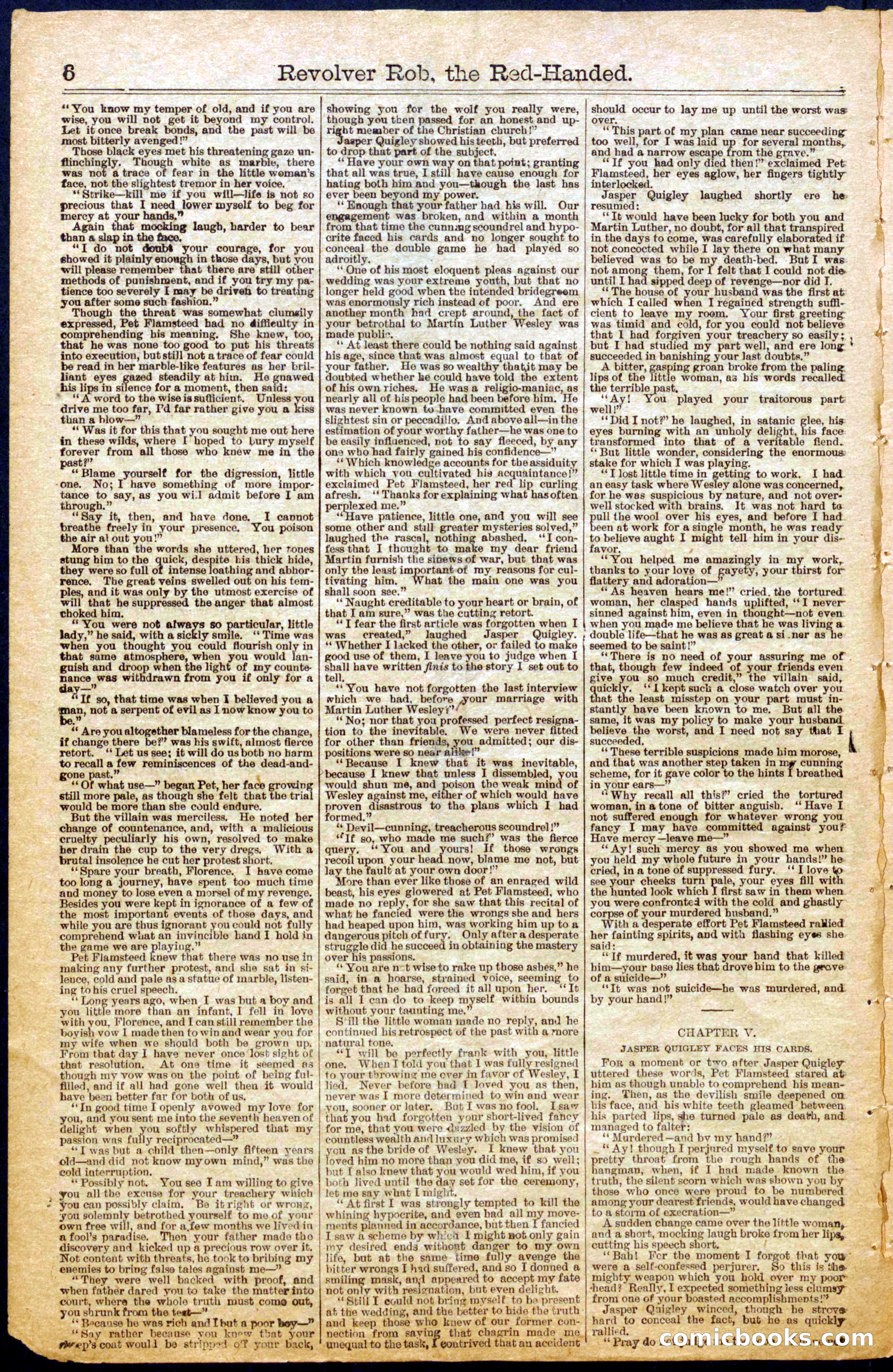 Revolver Bob, the Red-Handed; or, The Belle of Nugget Camp — page 6 of 30