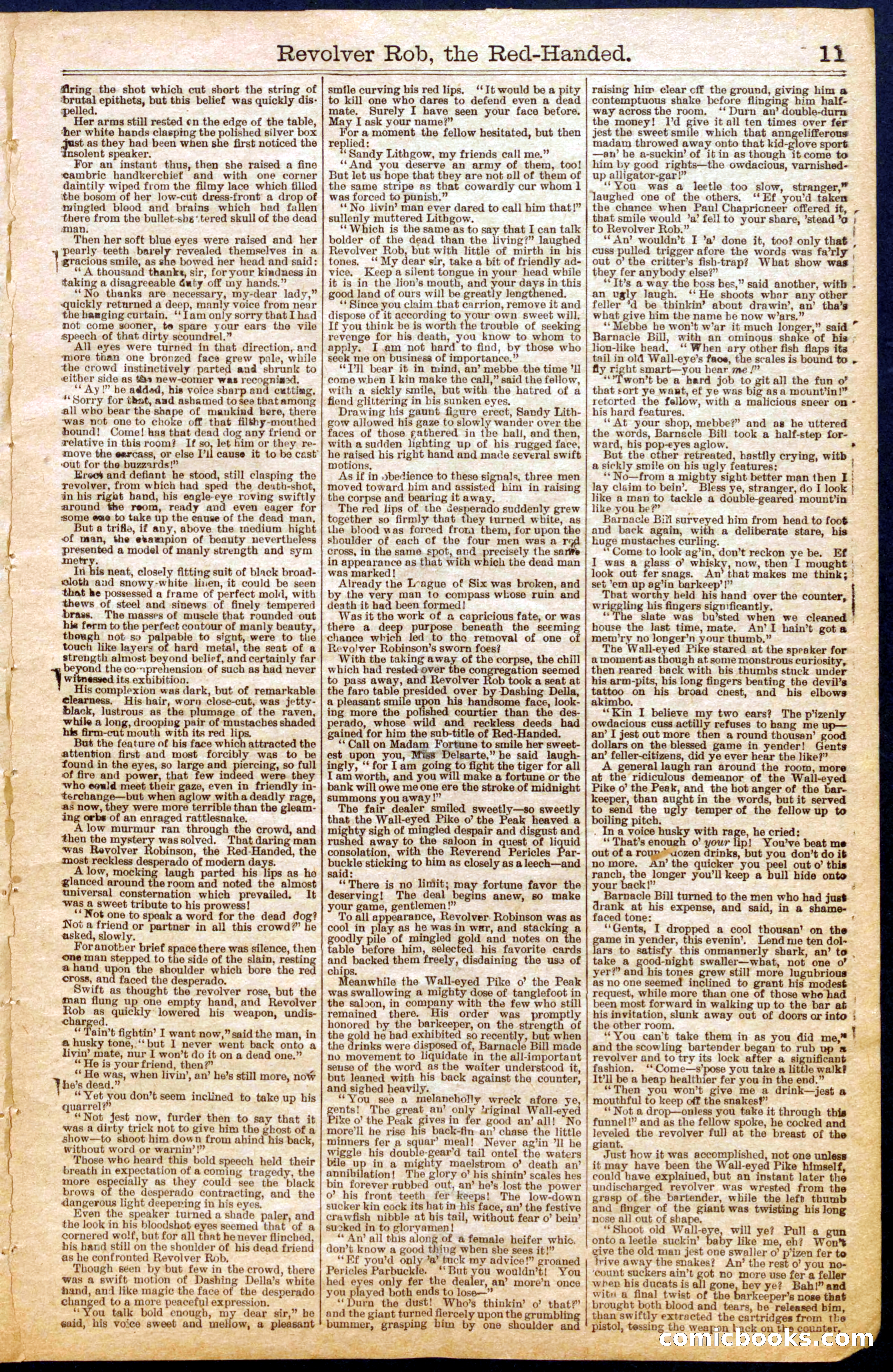 Revolver Bob, the Red-Handed; or, The Belle of Nugget Camp — page 11 of 30