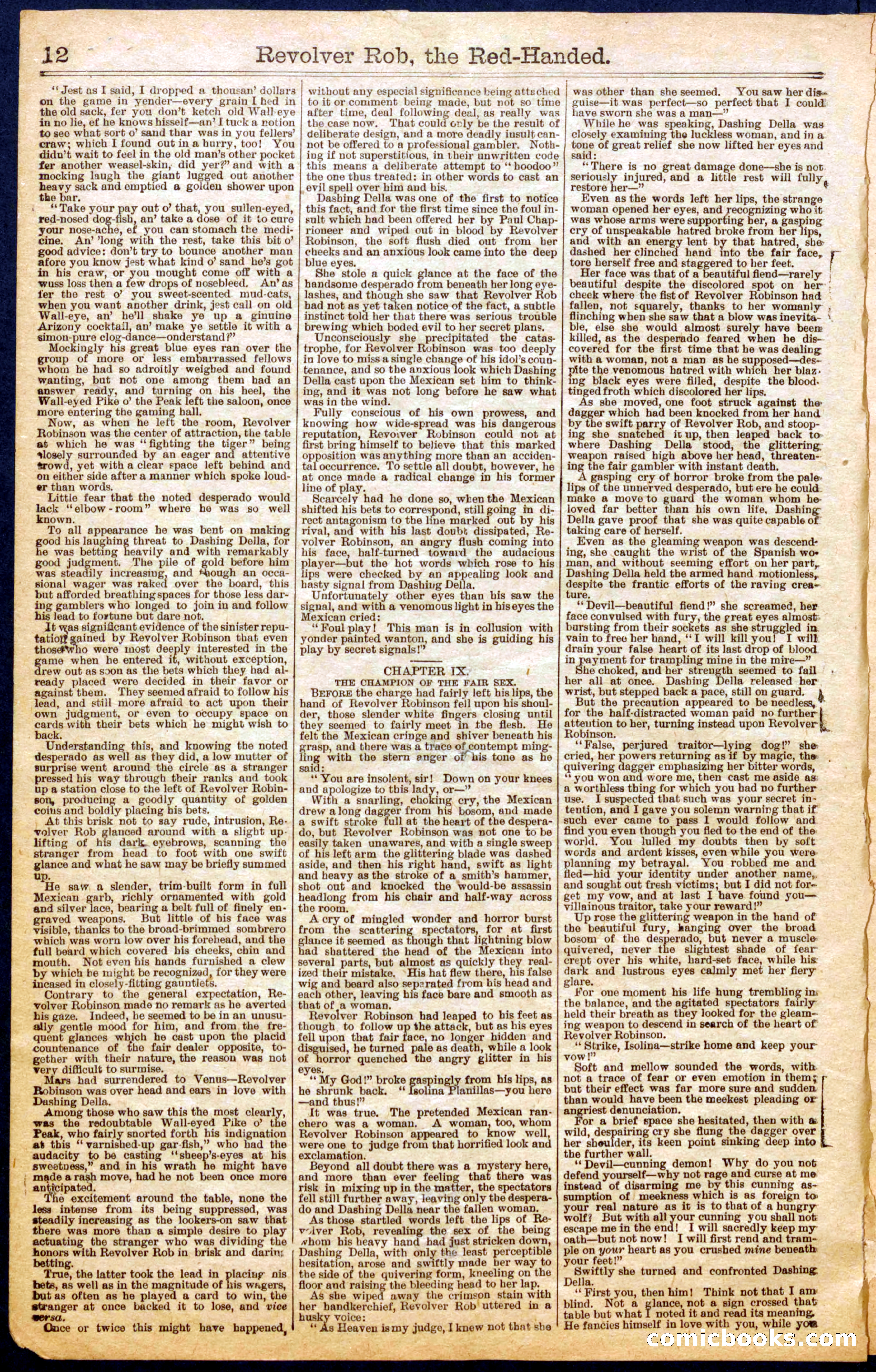 Revolver Bob, the Red-Handed; or, The Belle of Nugget Camp — page 12 of 30