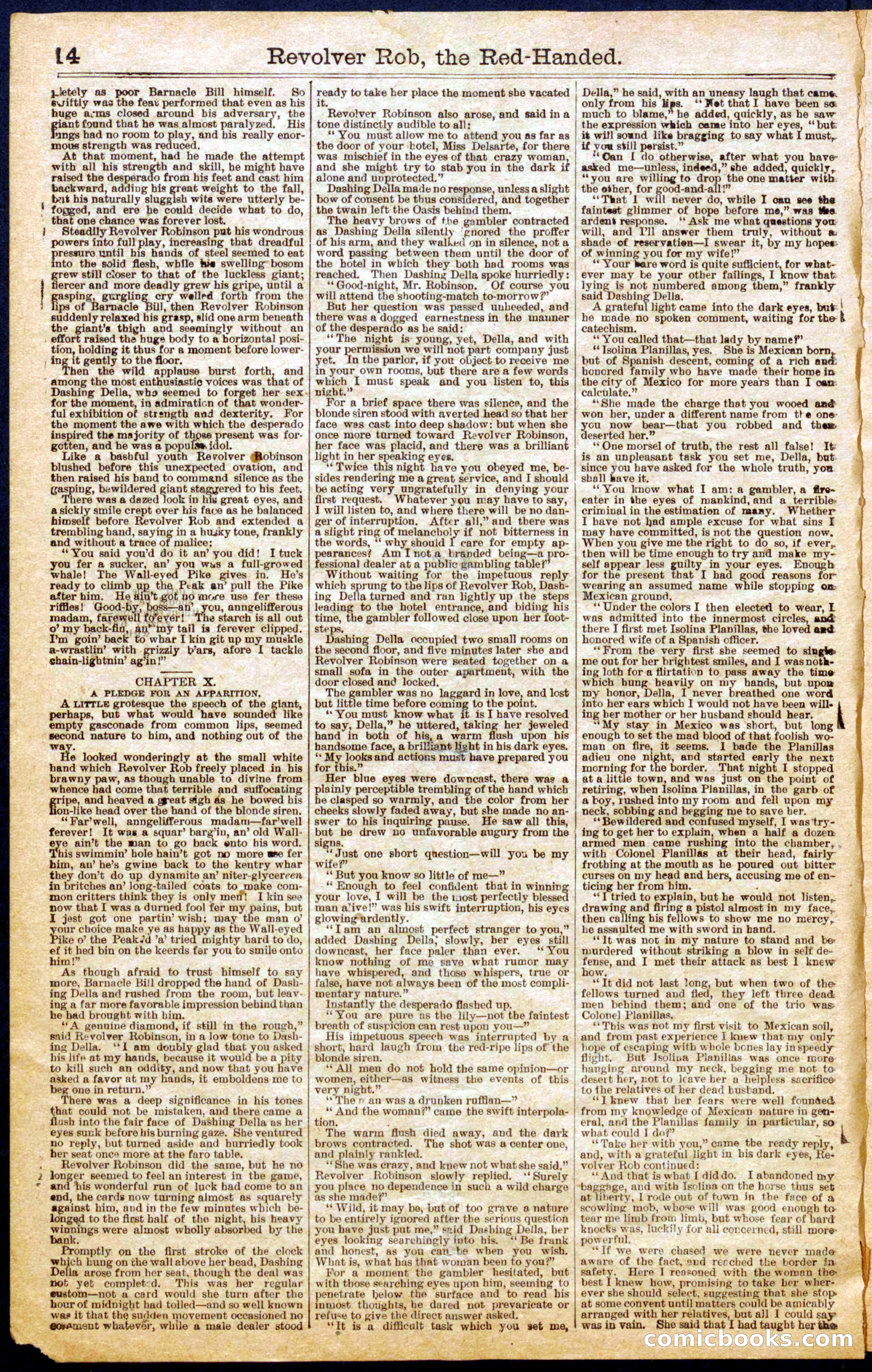 Revolver Bob, the Red-Handed; or, The Belle of Nugget Camp — page 14 of 30