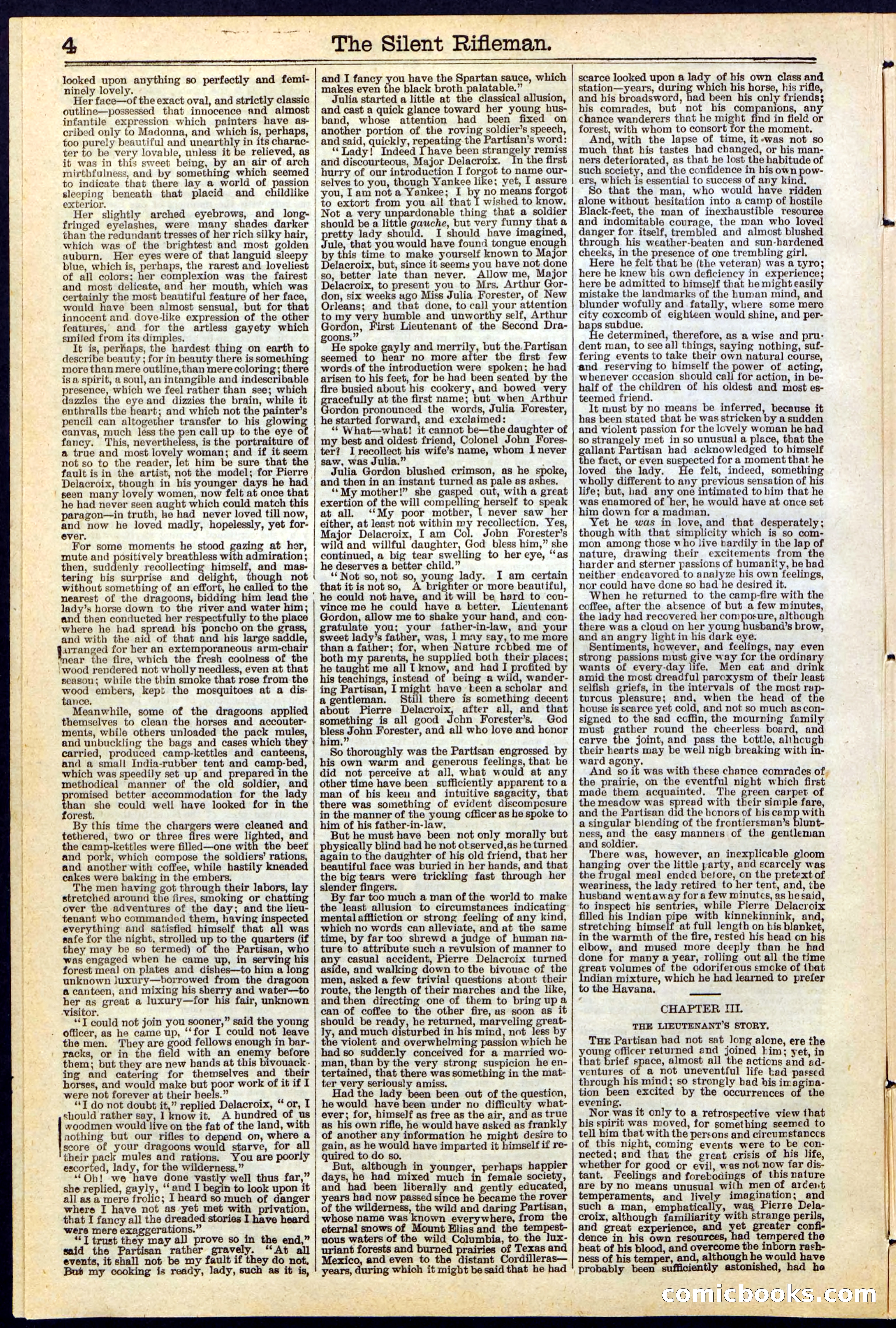 The Silent Rifleman: A Tale of the Texan Plains — page 4 of 32