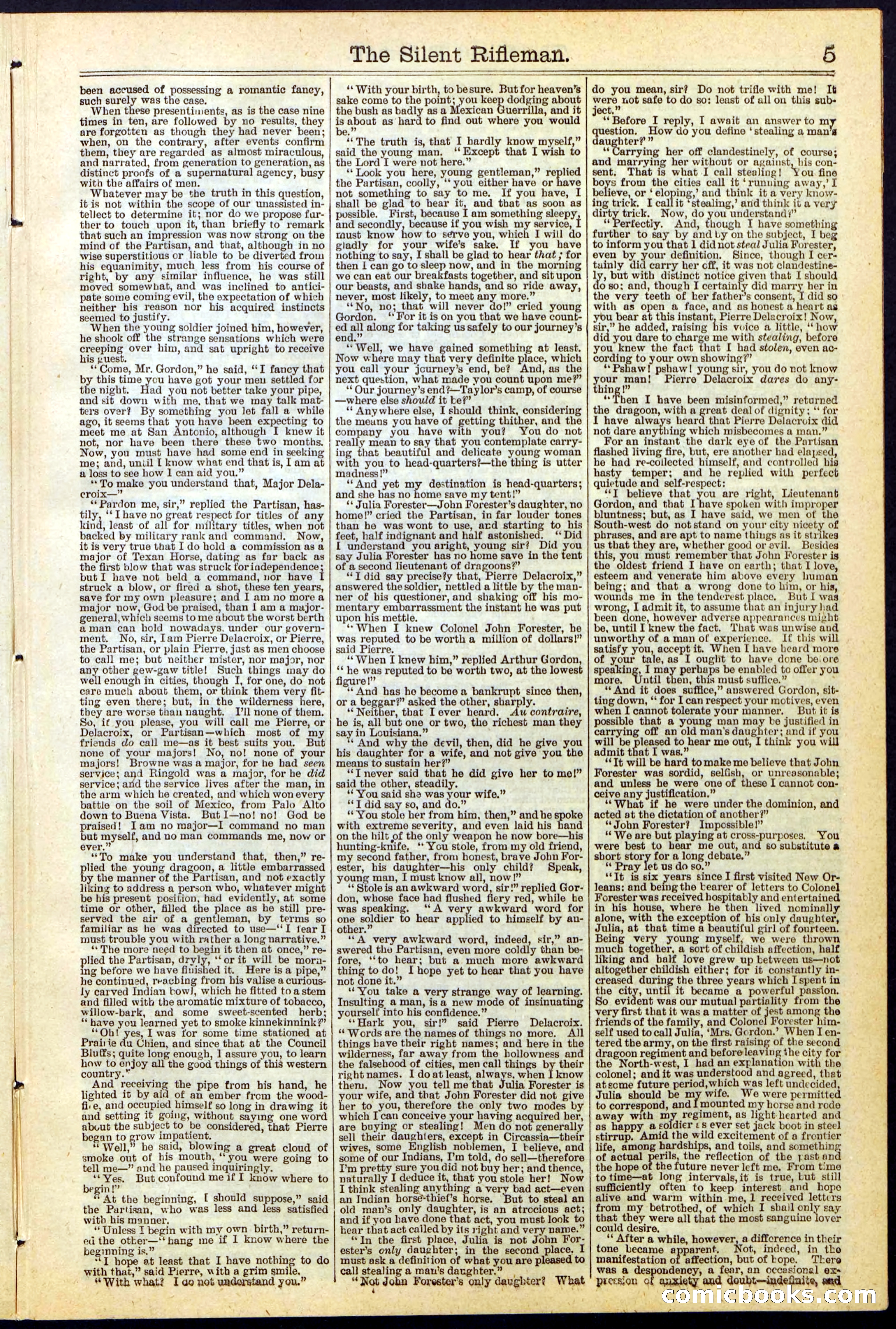 The Silent Rifleman: A Tale of the Texan Plains — page 5 of 32
