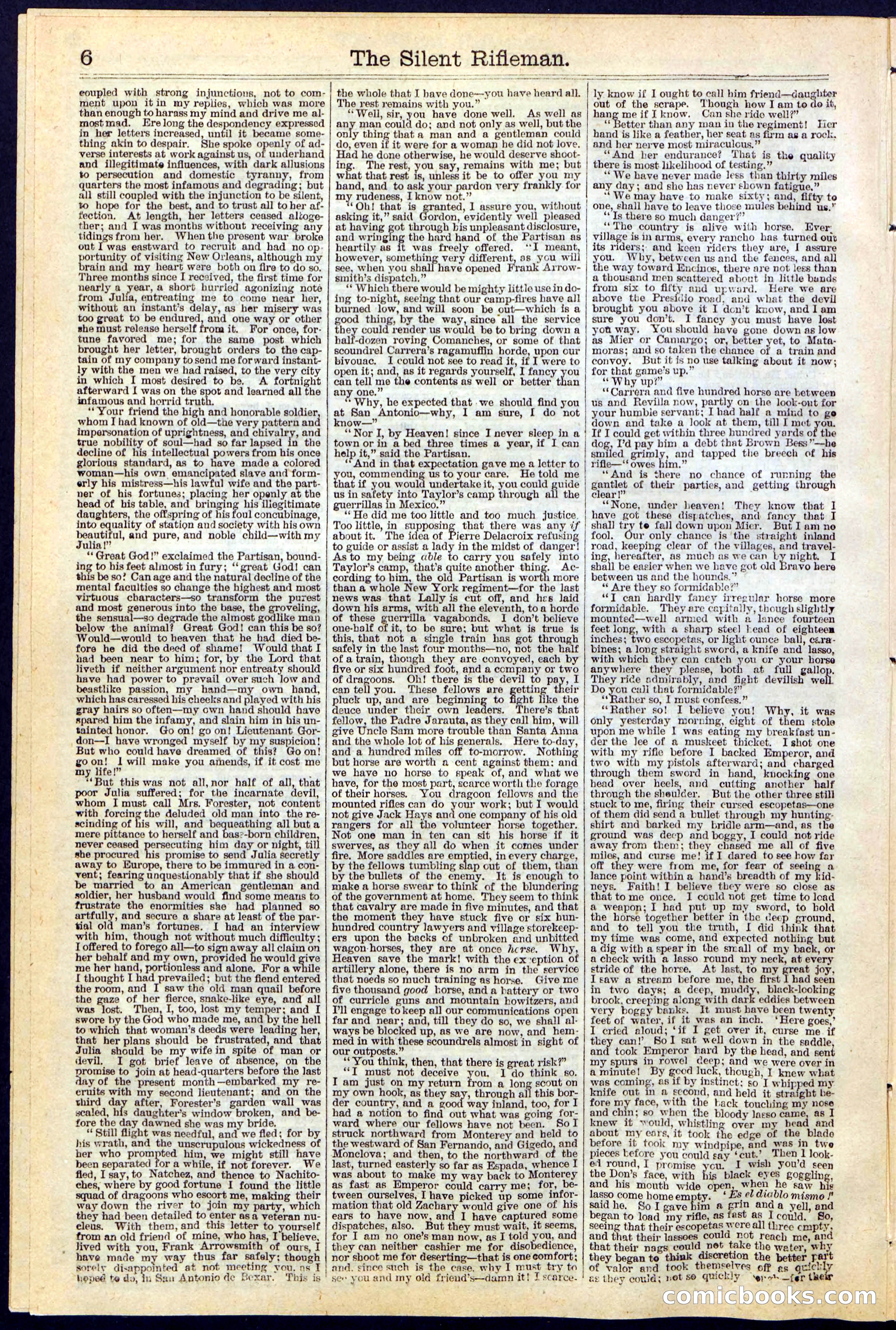 The Silent Rifleman: A Tale of the Texan Plains — page 6 of 32