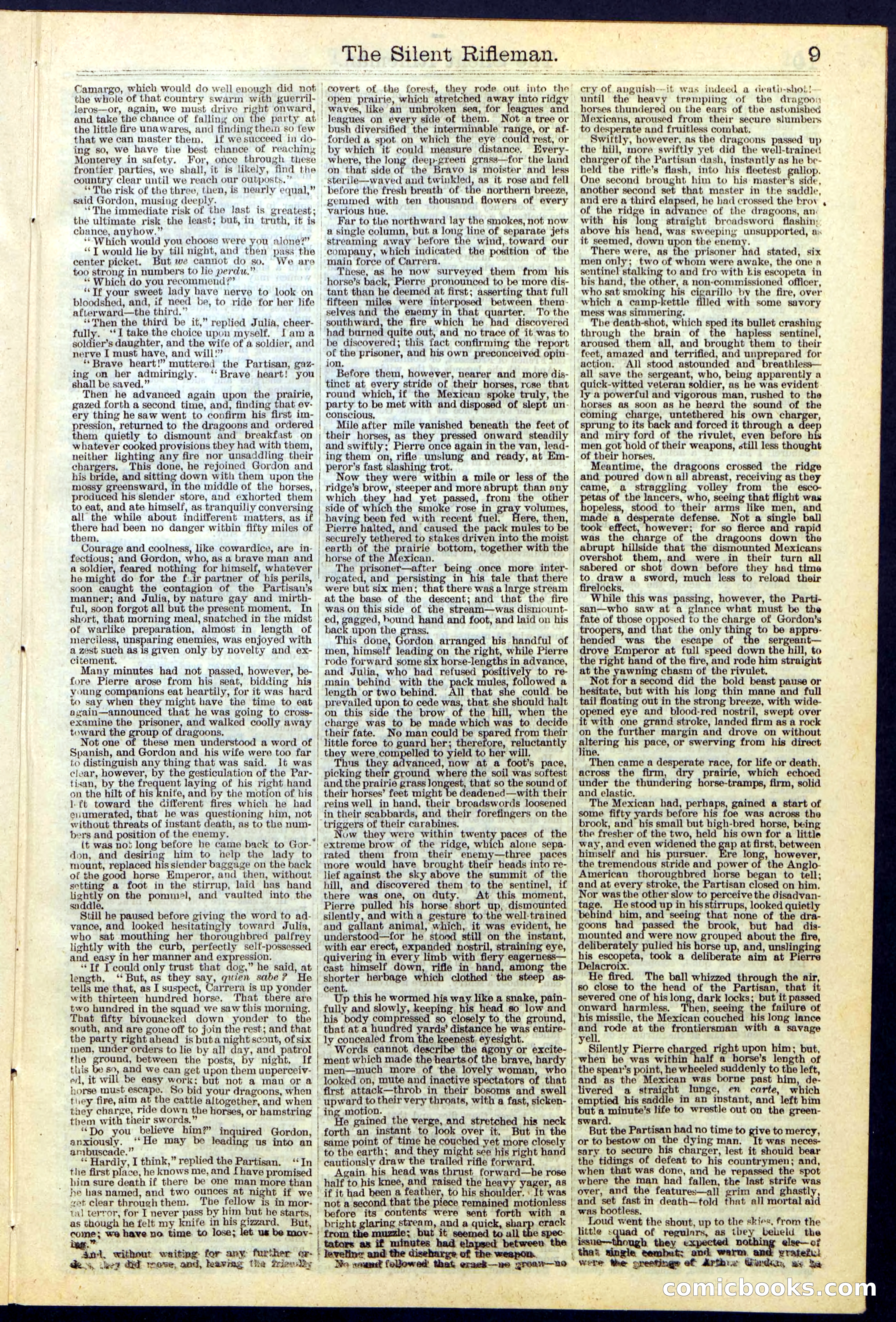 The Silent Rifleman: A Tale of the Texan Plains — page 9 of 32