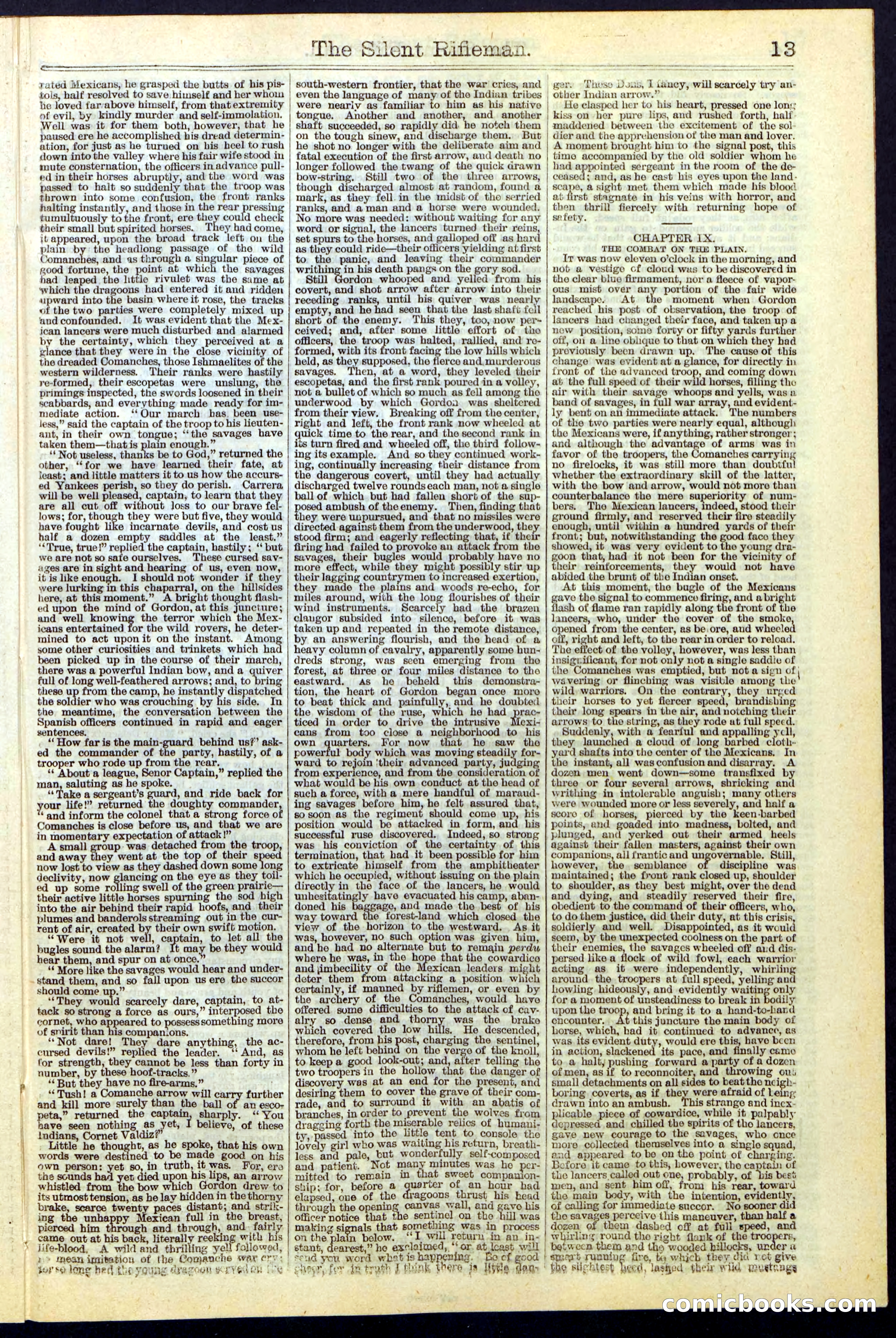 The Silent Rifleman: A Tale of the Texan Plains — page 13 of 32